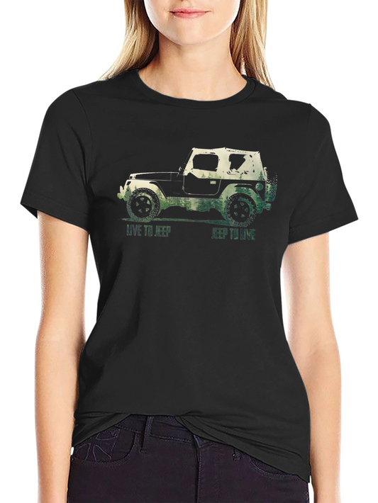 Live to Jeep Graphic T-Shirt