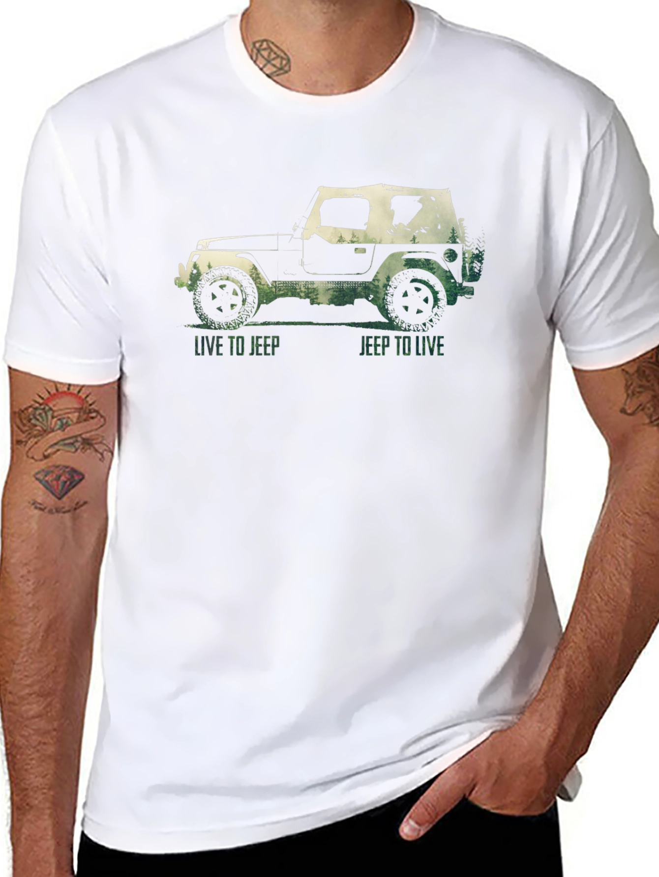 Live to Jeep Graphic T-Shirt