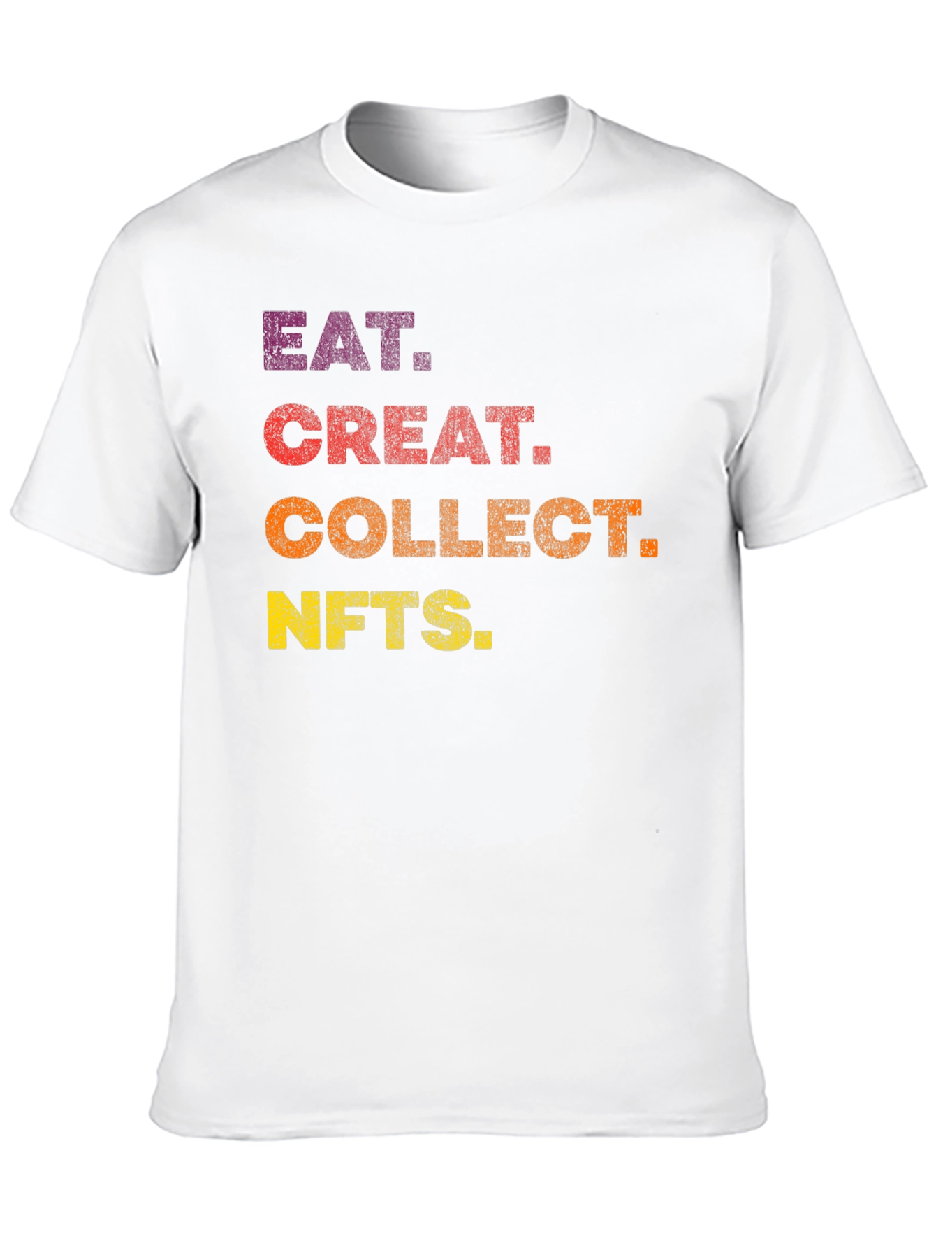 Eat Create Collect NFTs Black T-Shirt