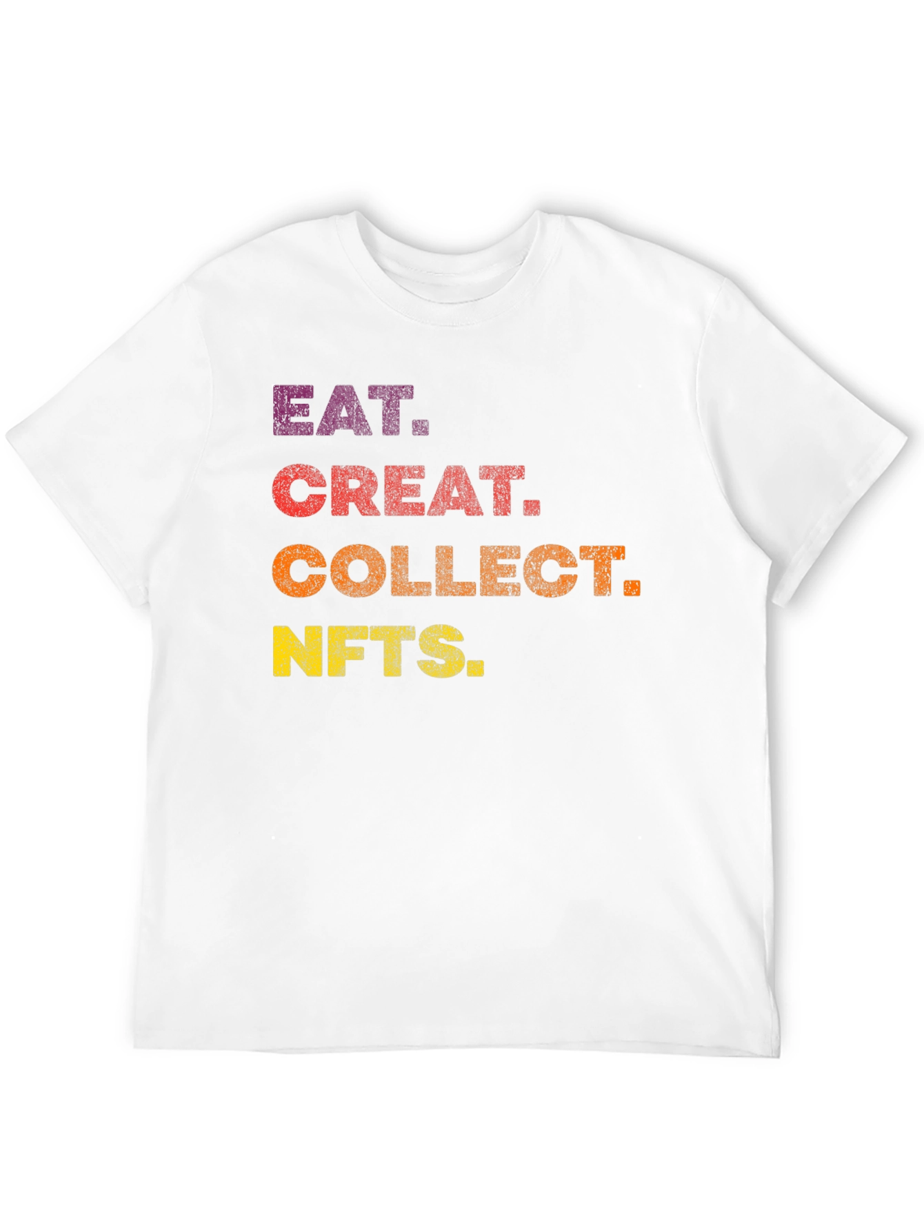 Eat Create Collect NFTs Black T-Shirt