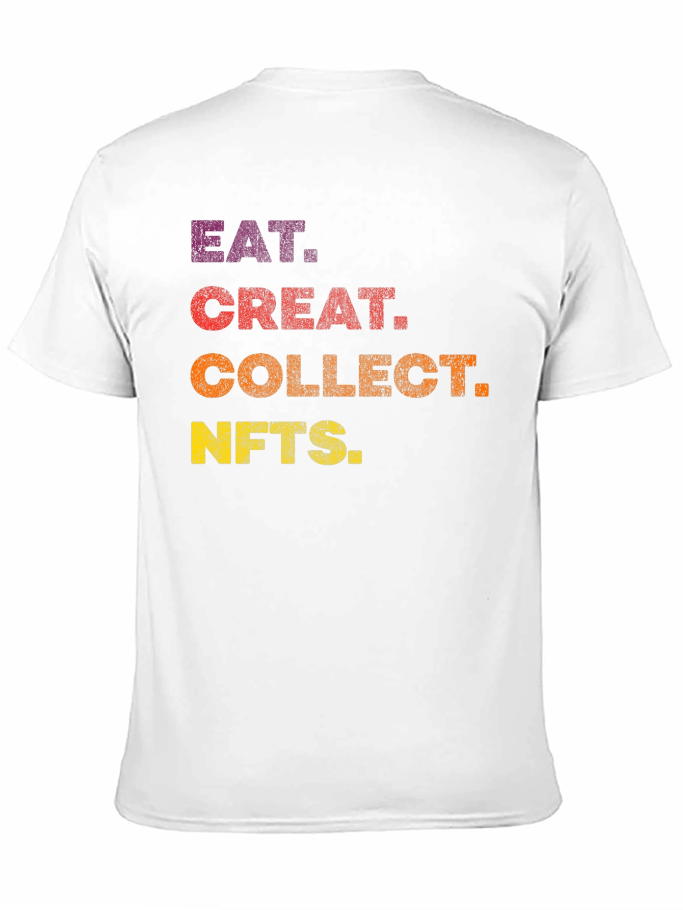 Eat Create Collect NFTs Black T-Shirt