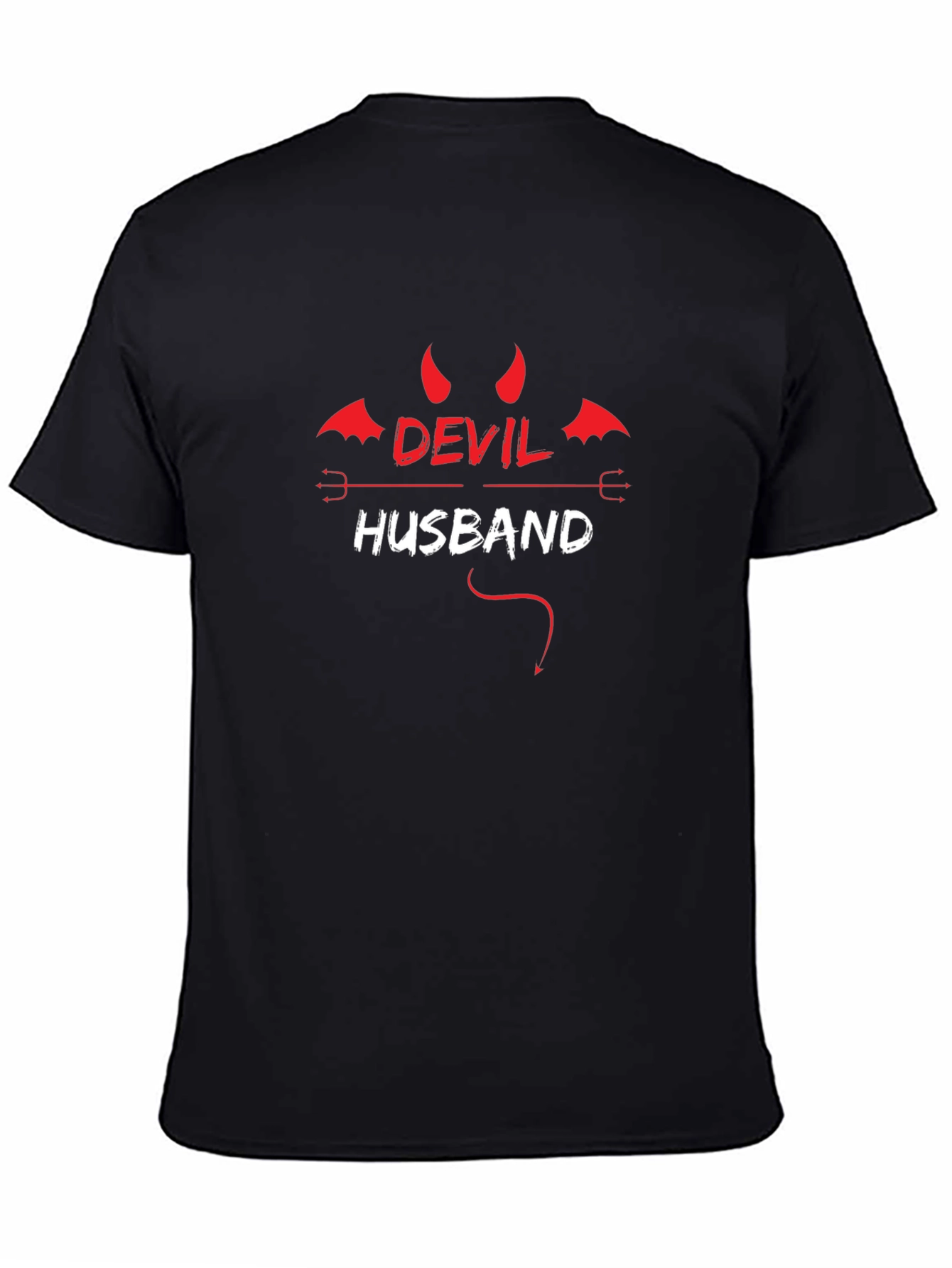 Devil Husband Graphic Tee - Funny Husband T-Shirt