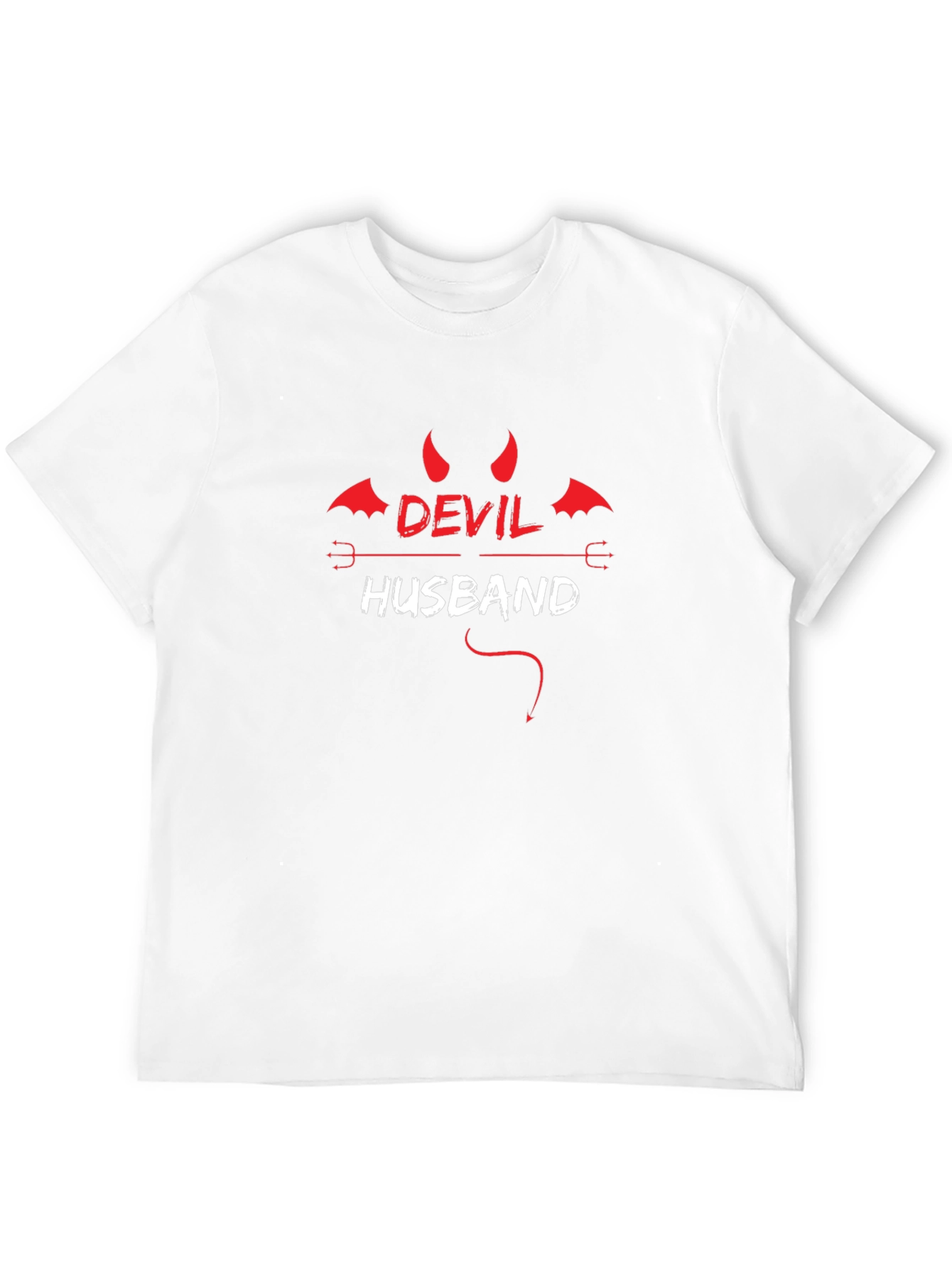 Devil Husband Graphic Tee - Funny Husband T-Shirt