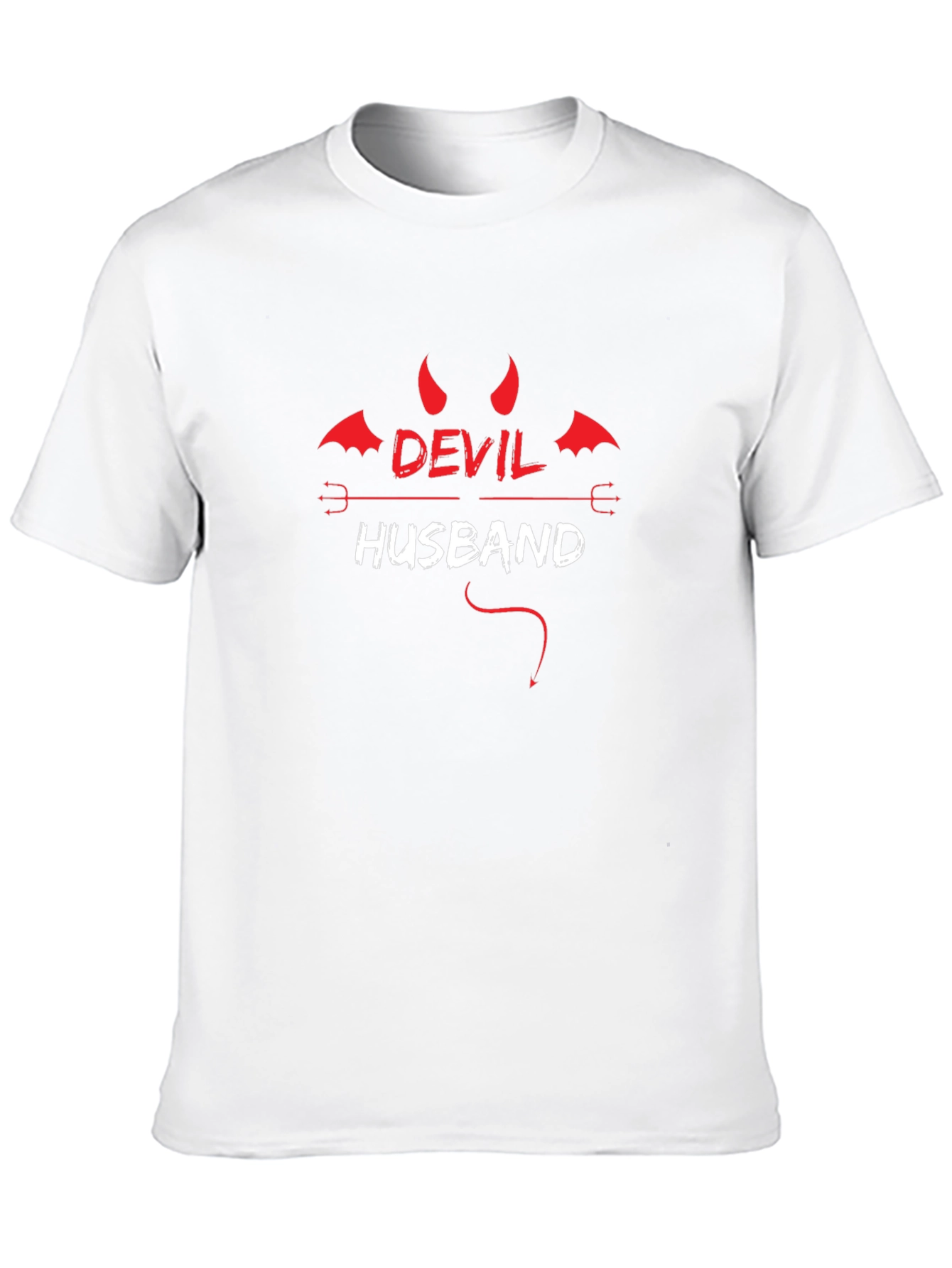 Devil Husband Graphic Tee - Funny Husband T-Shirt