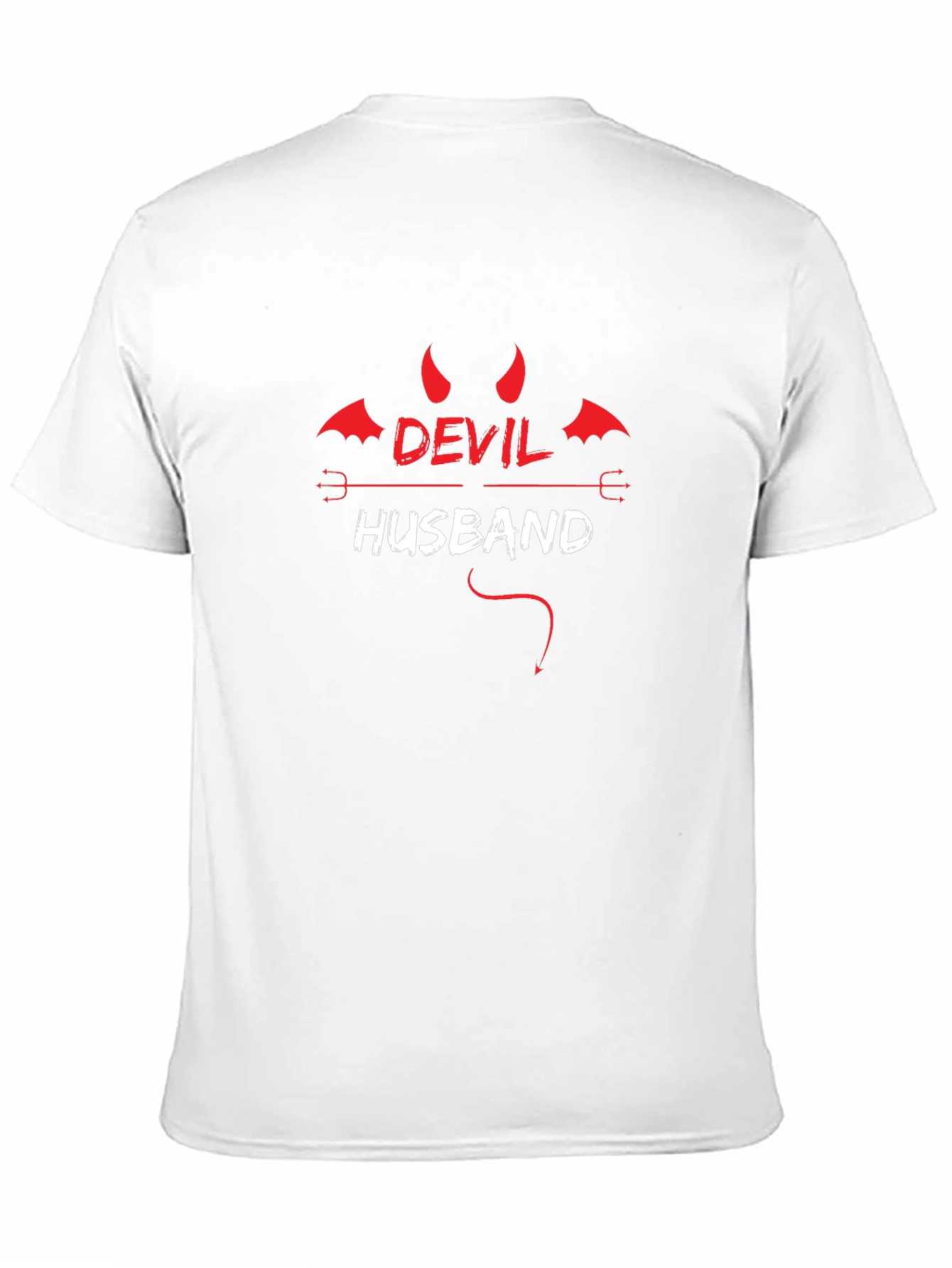 Devil Husband Graphic Tee - Funny Husband T-Shirt