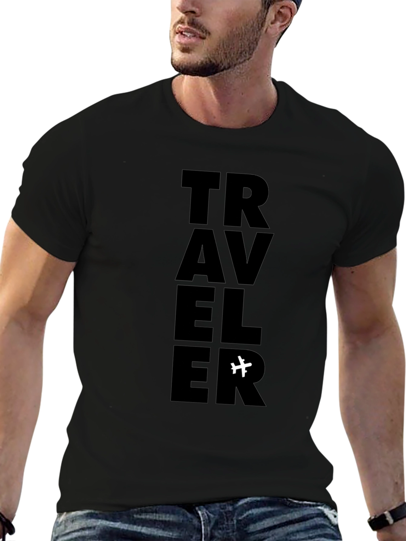 Traveler Graphic T-Shirt - Black