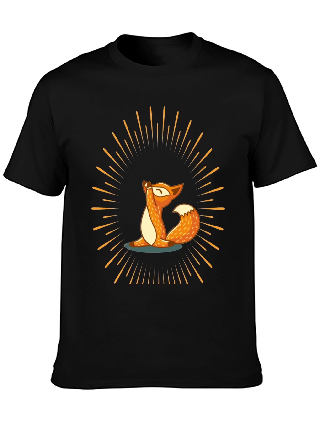 Yoga Fox Tee - Meditate in Style