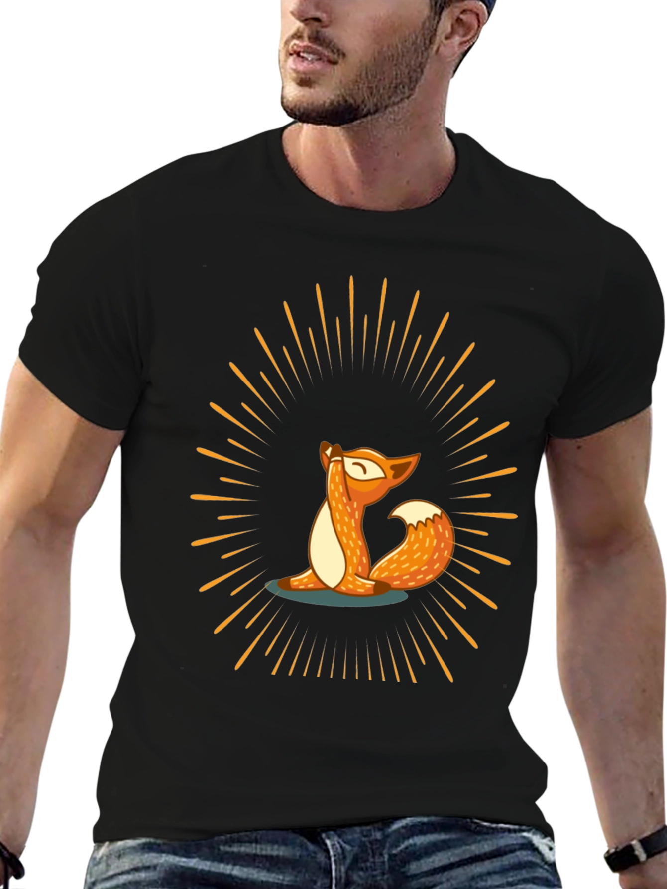 Yoga Fox Tee - Meditate in Style