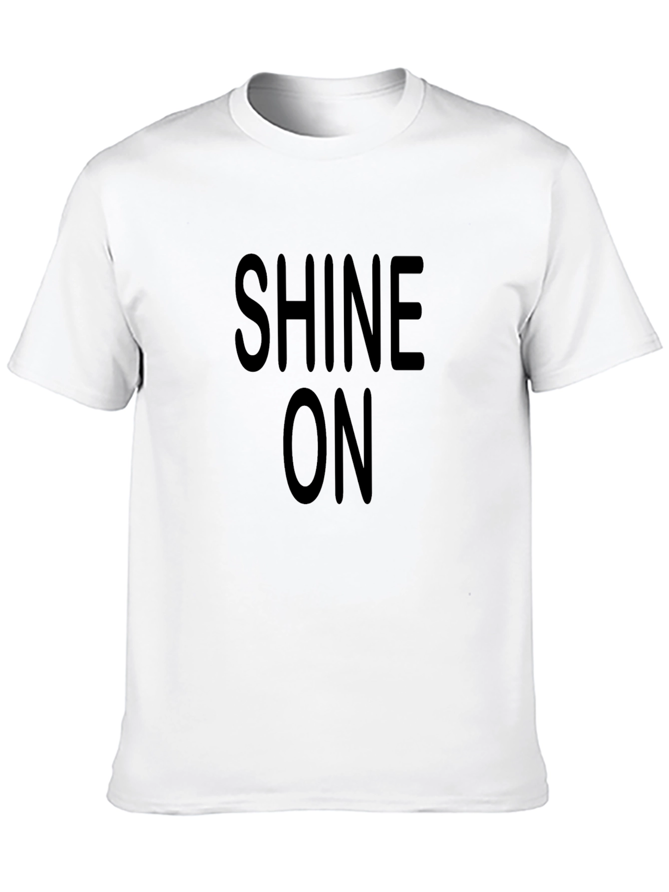 Shine On Graphic Print Crew Neck T-Shirt