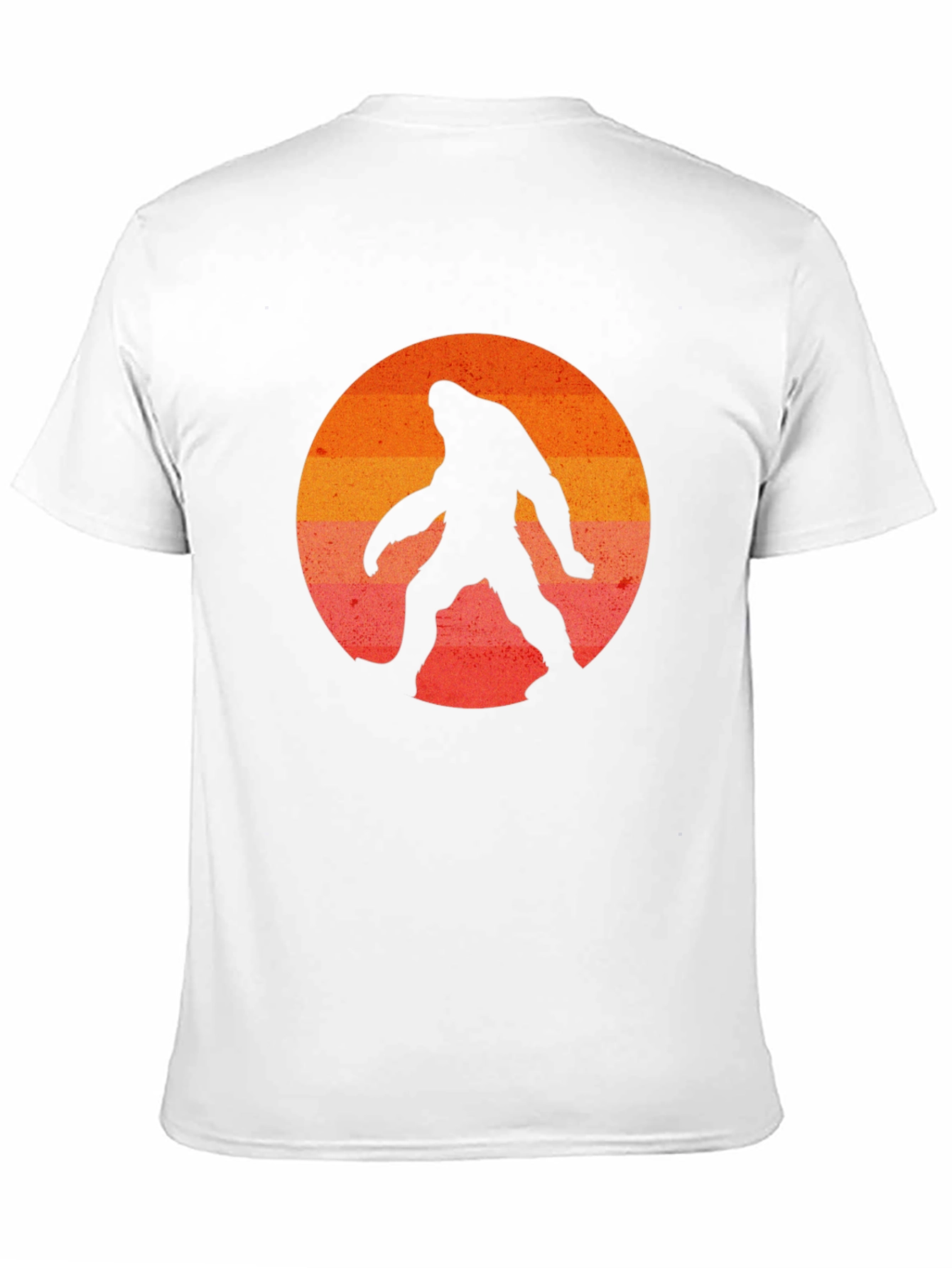 Bigfoot Sunset Graphic T-Shirt - Black Cotton Tee
