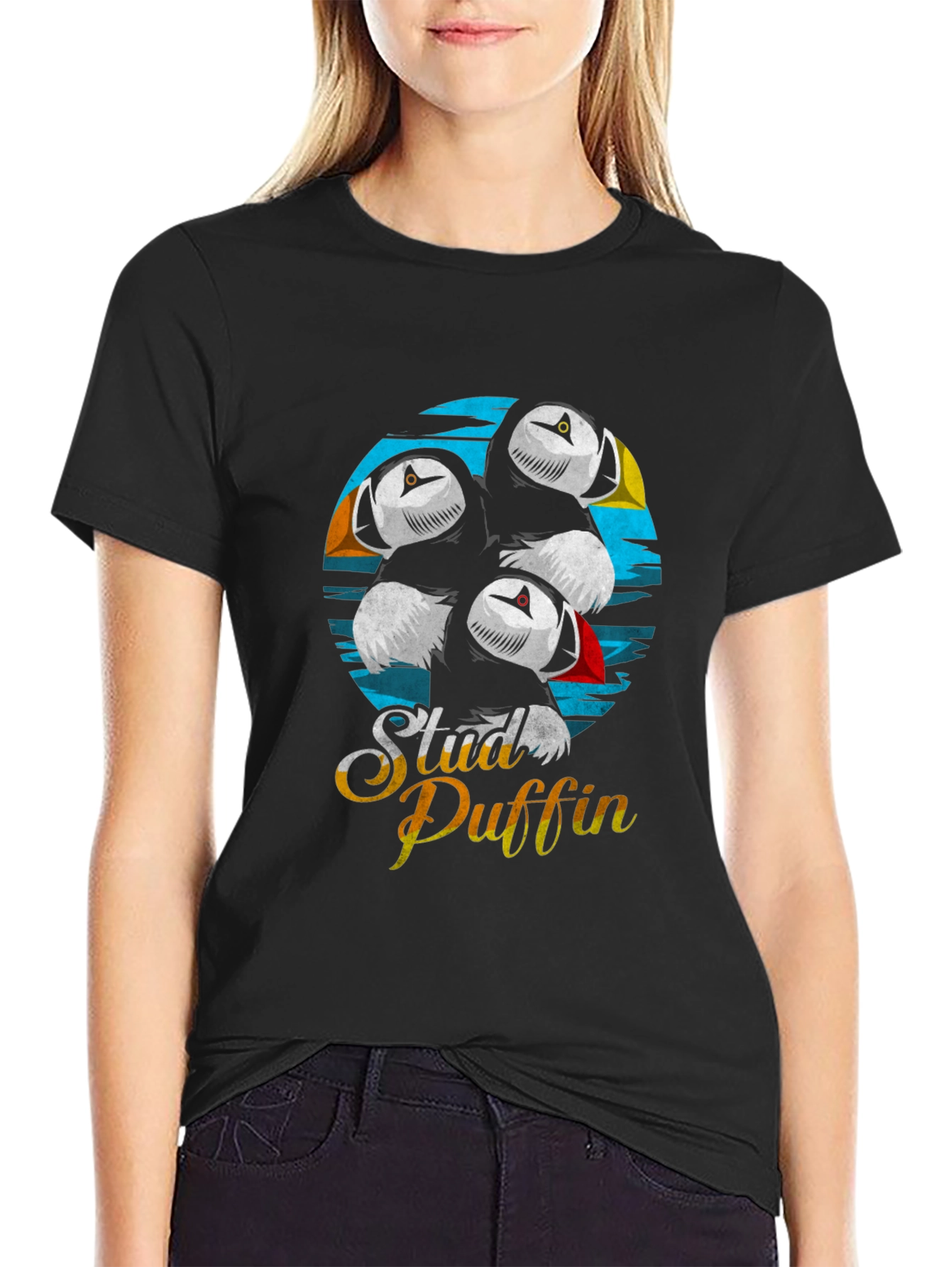 Stud Puffin Graphic T-Shirt