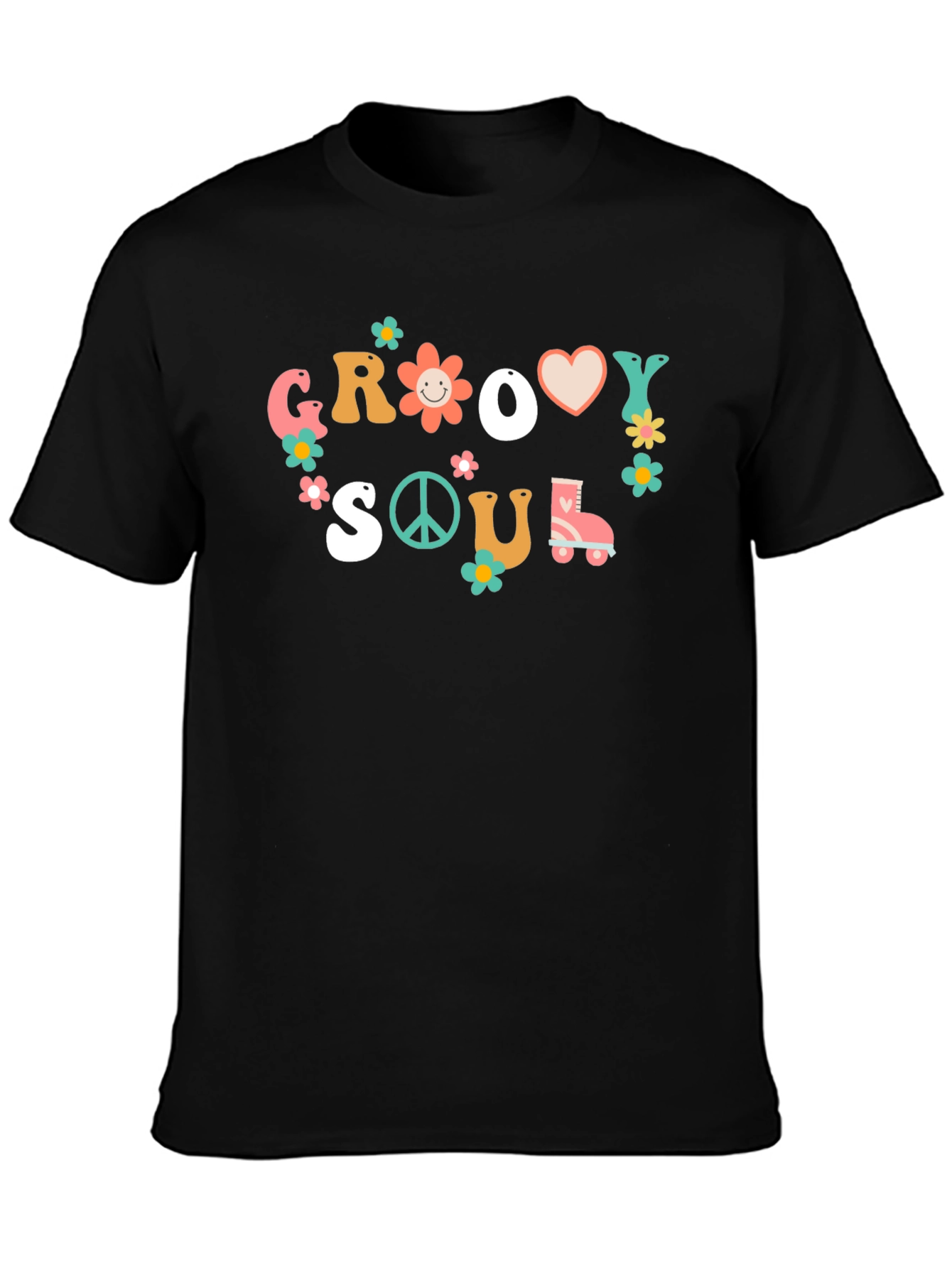 Groovy Soul Graphic Tee - Retro Style