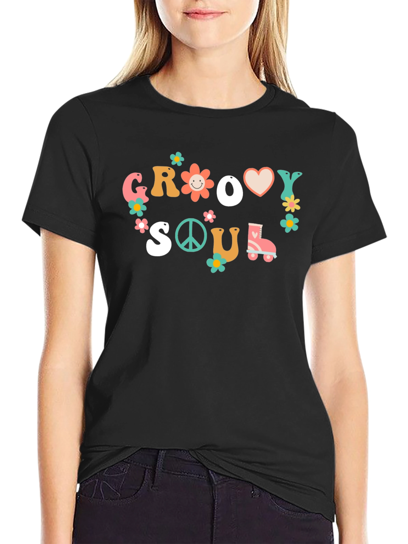Groovy Soul Graphic Tee - Retro Style