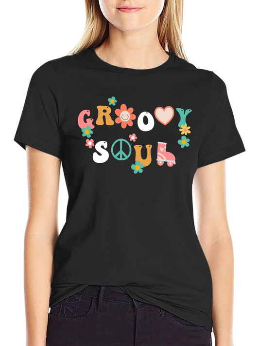 Groovy Soul Graphic Tee - Retro Style