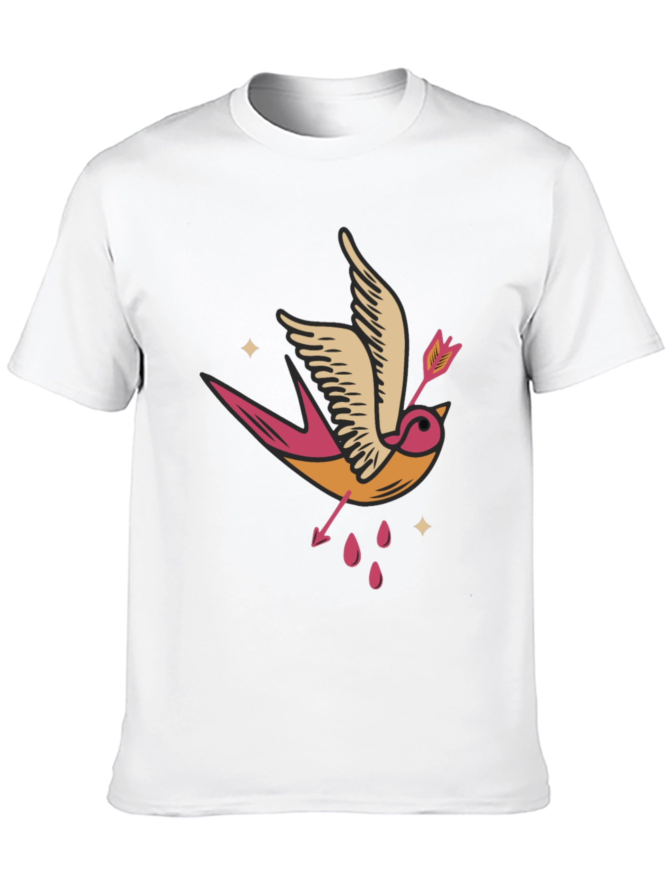 Swallow Arrow Graphic Tee - Classic Style
