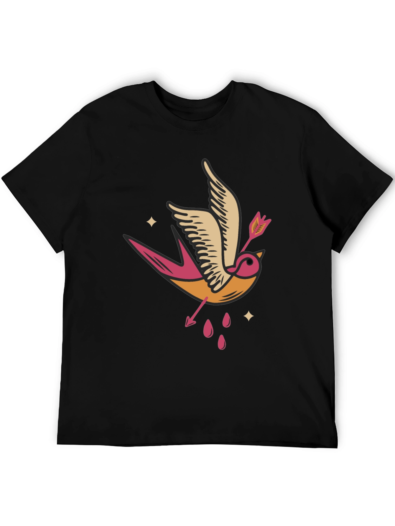 Swallow Arrow Graphic Tee - Classic Style