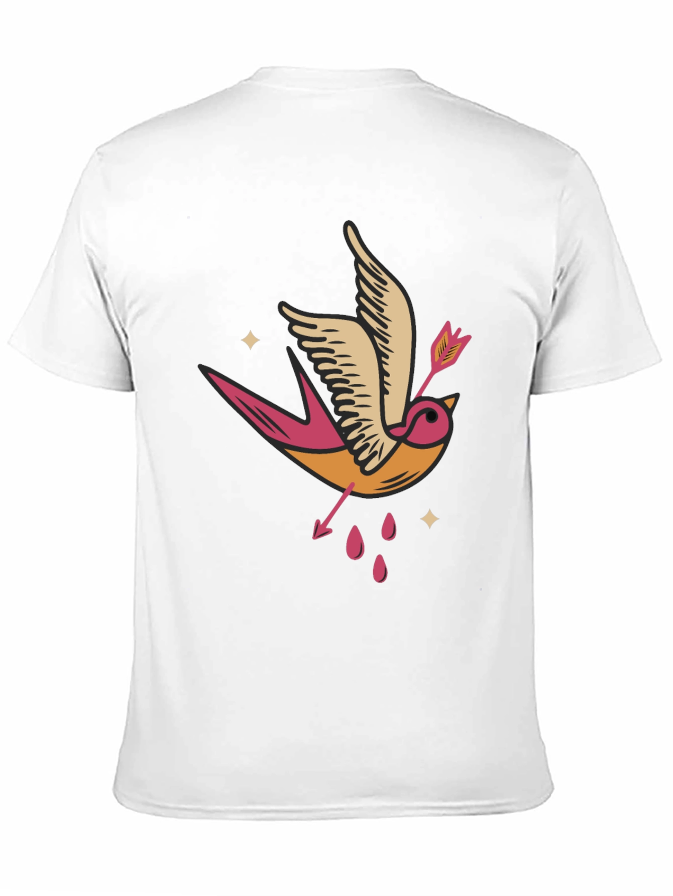 Swallow Arrow Graphic Tee - Classic Style