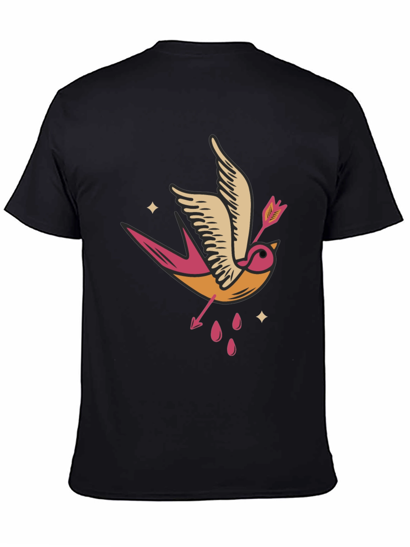 Swallow Arrow Graphic Tee - Classic Style