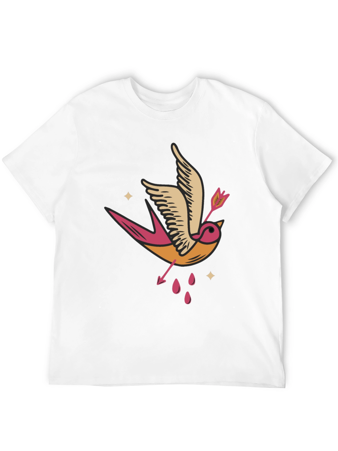 Swallow Arrow Graphic Tee - Classic Style