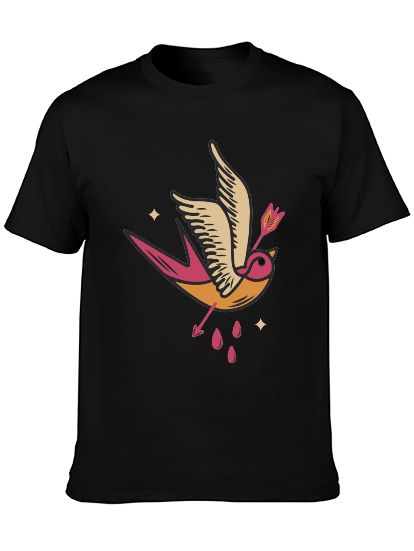 Swallow Arrow Graphic Tee - Classic Style