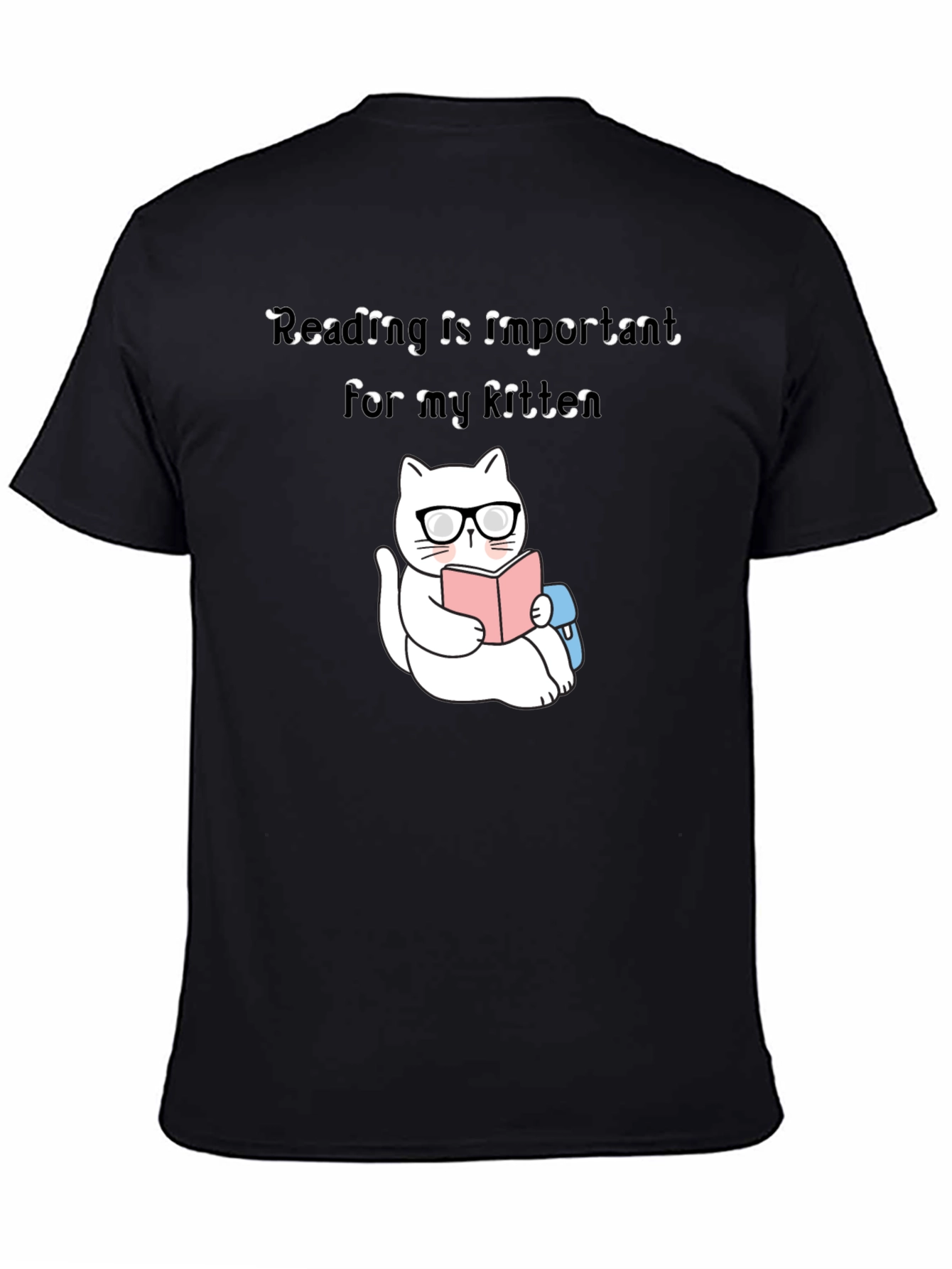 Reading Kitten T-Shirt