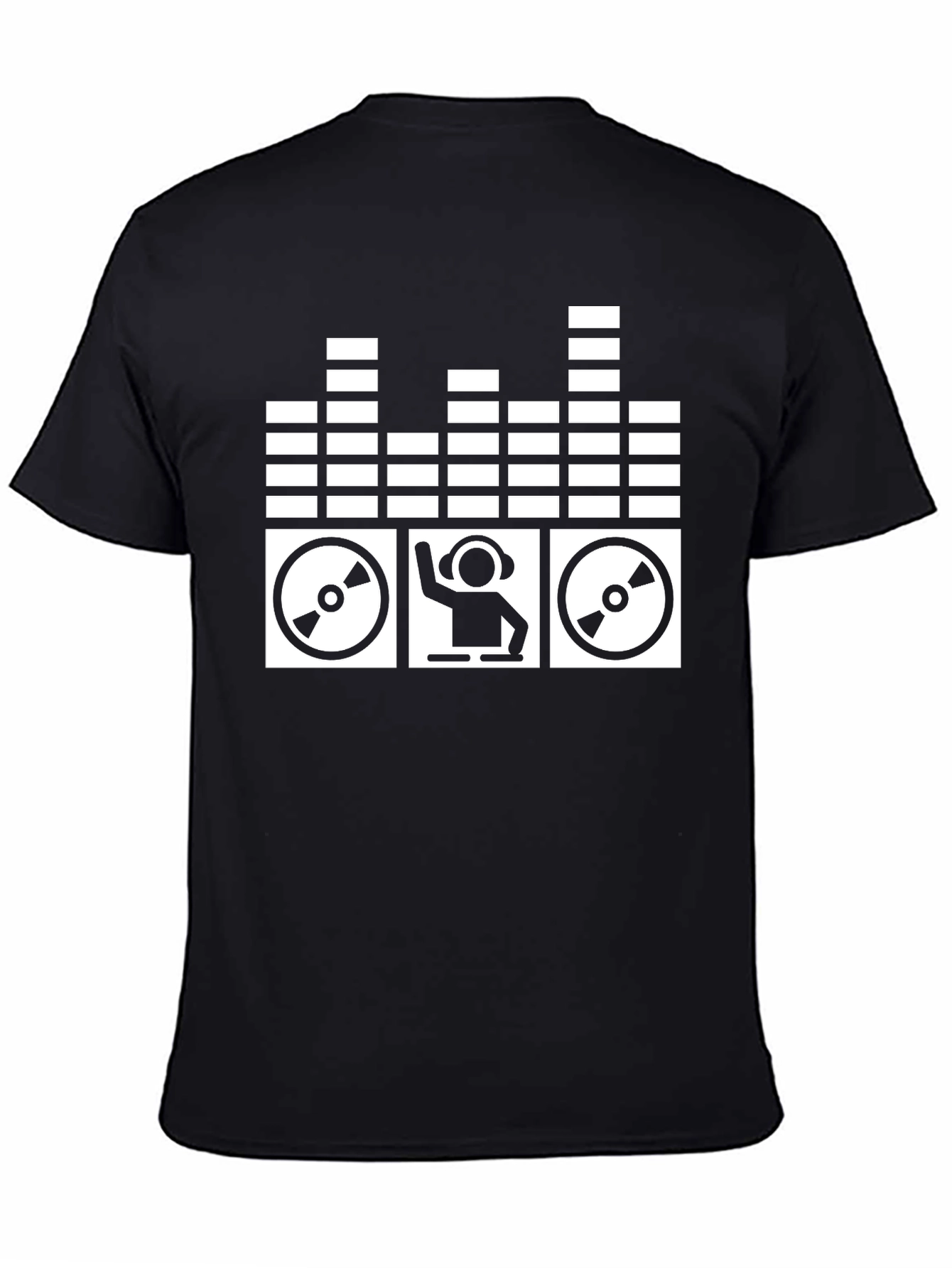 DJ Music T-Shirt - Black Graphic Tee