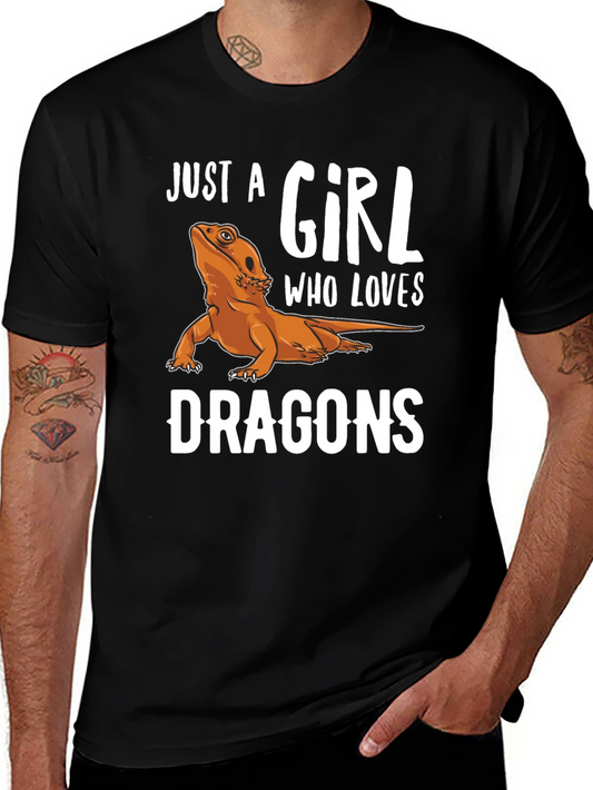 Just A Girl Who Loves Dragons T-Shirt
