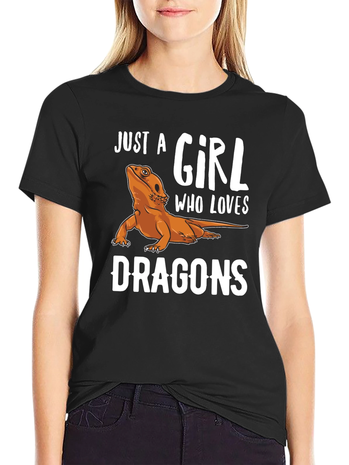 Just A Girl Who Loves Dragons T-Shirt