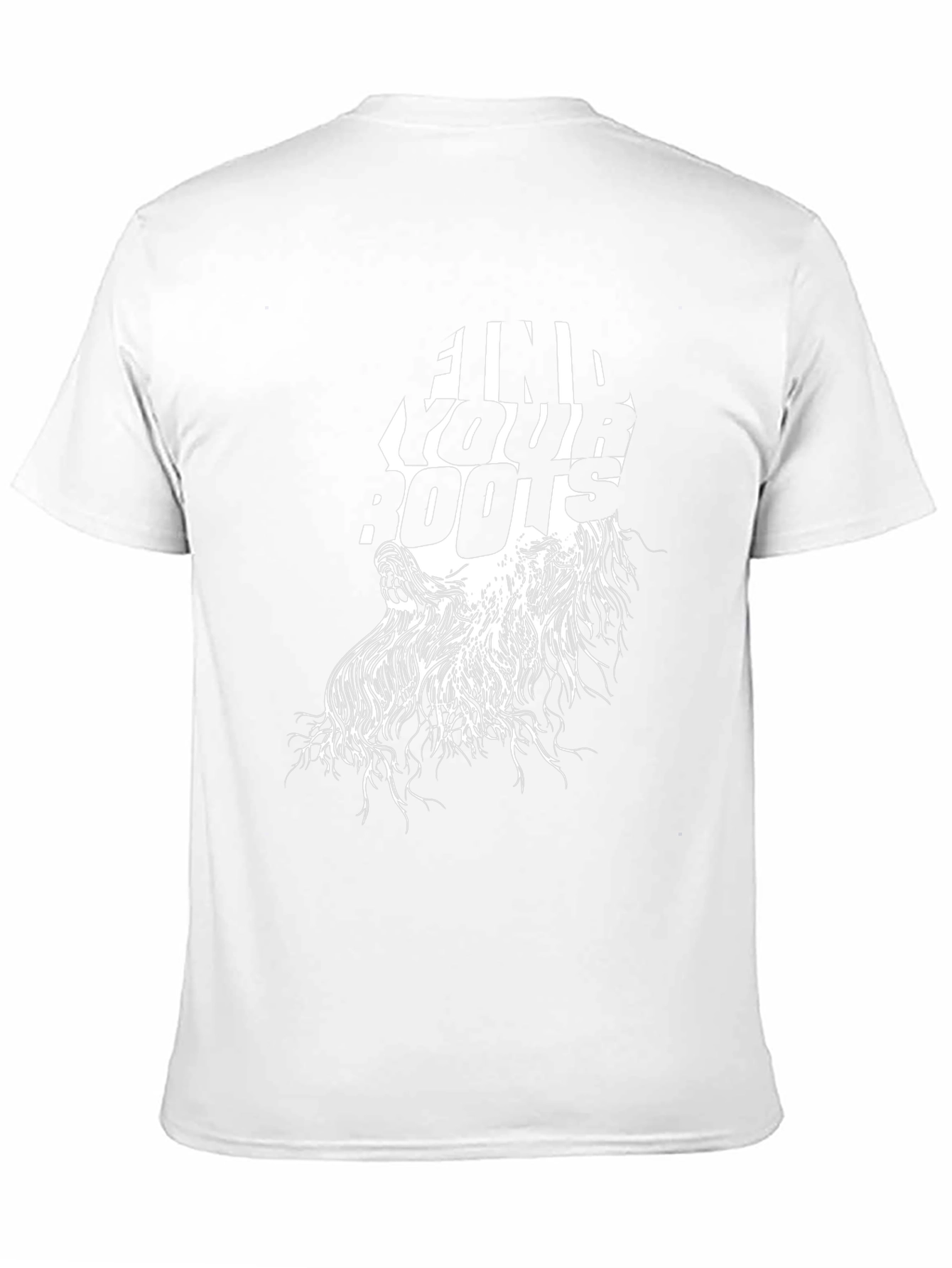 Find Your Roots Graphic Tee - Black Unisex T-Shirt