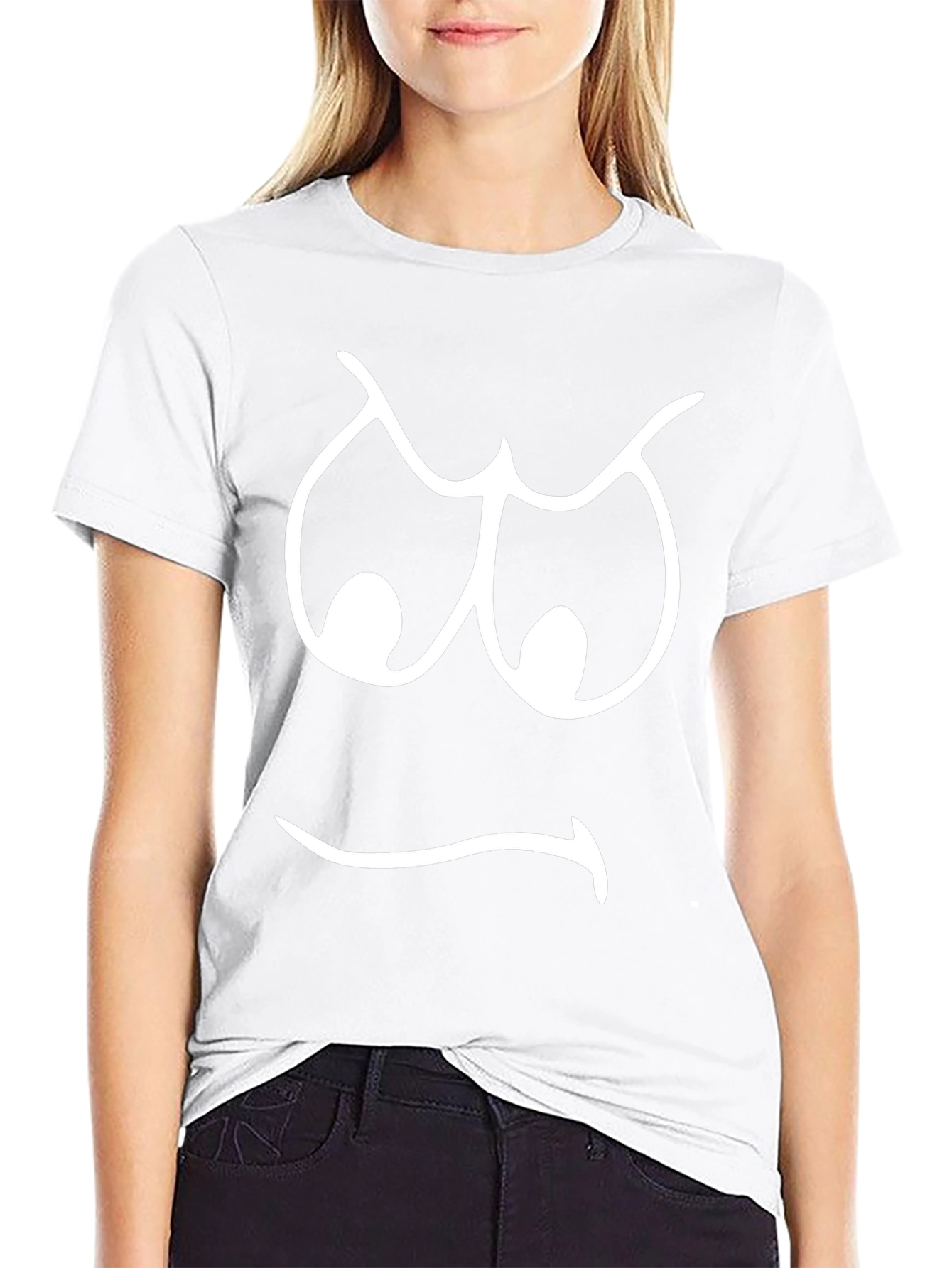Angry Face Graphic T-Shirt - Black Cotton Tee