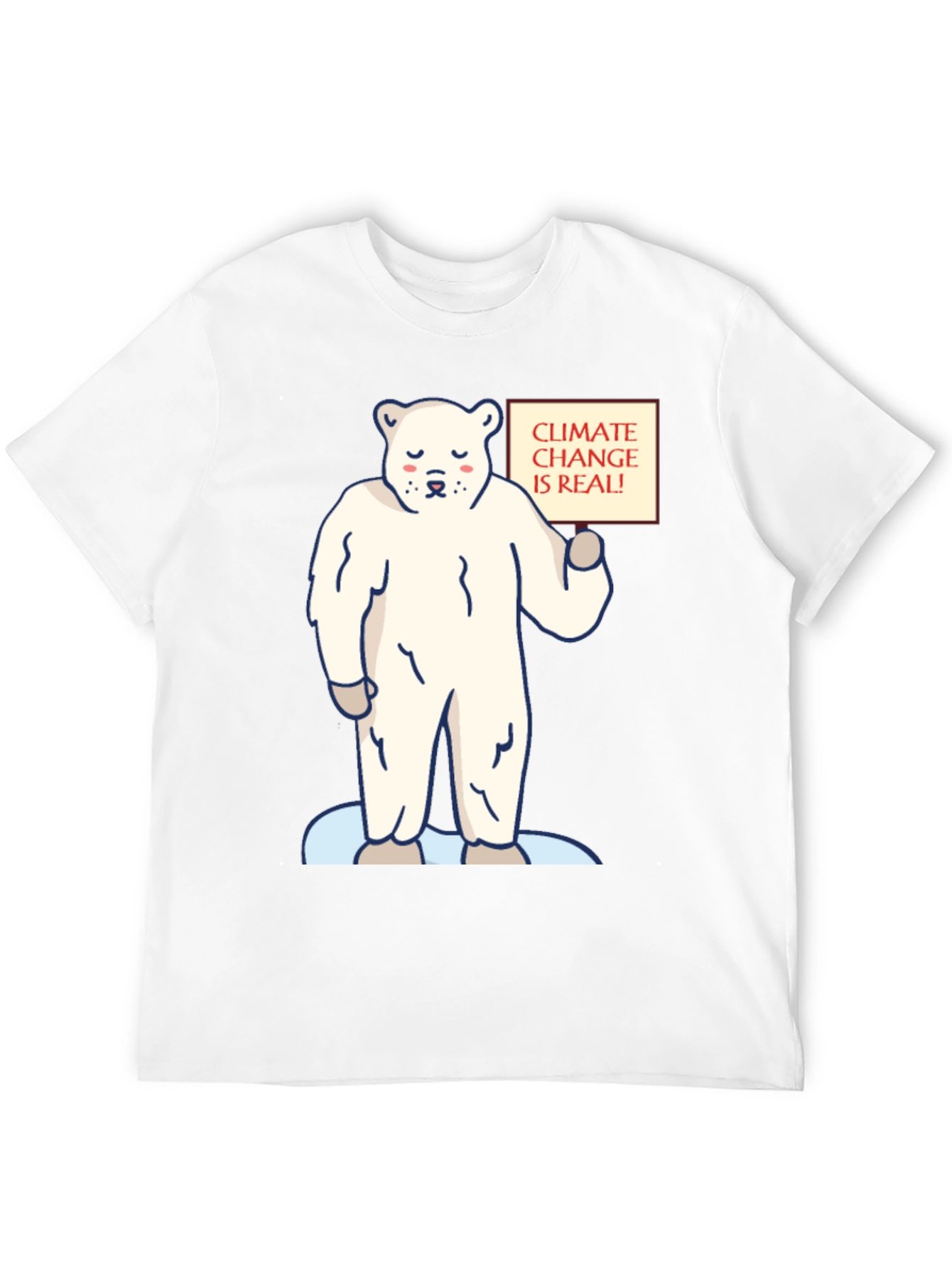 Climate Change Awareness T-Shirt: Polar Bear Graphic Tee