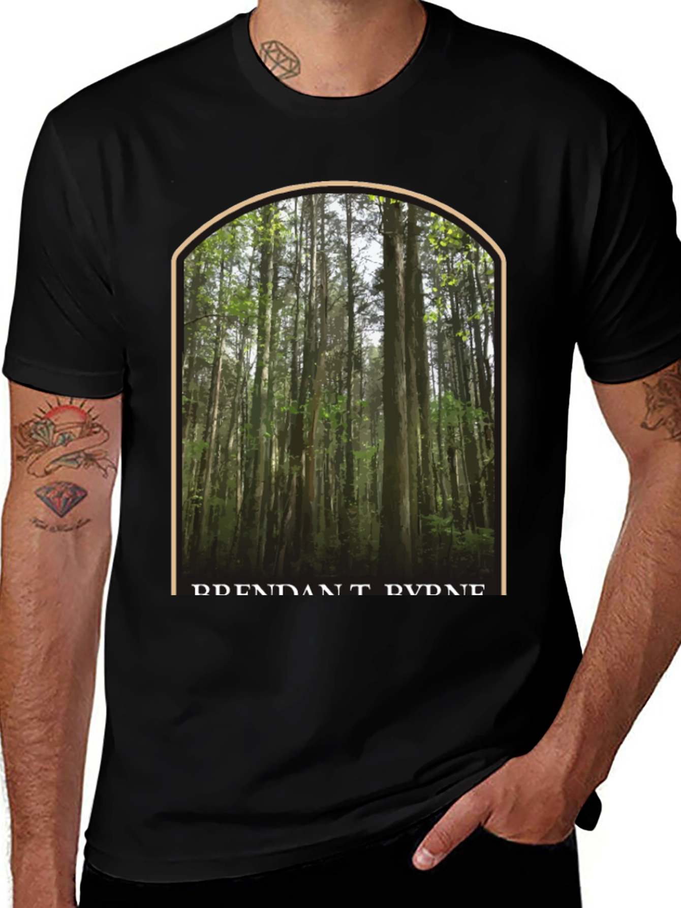 Forest Graphic Print T-Shirt