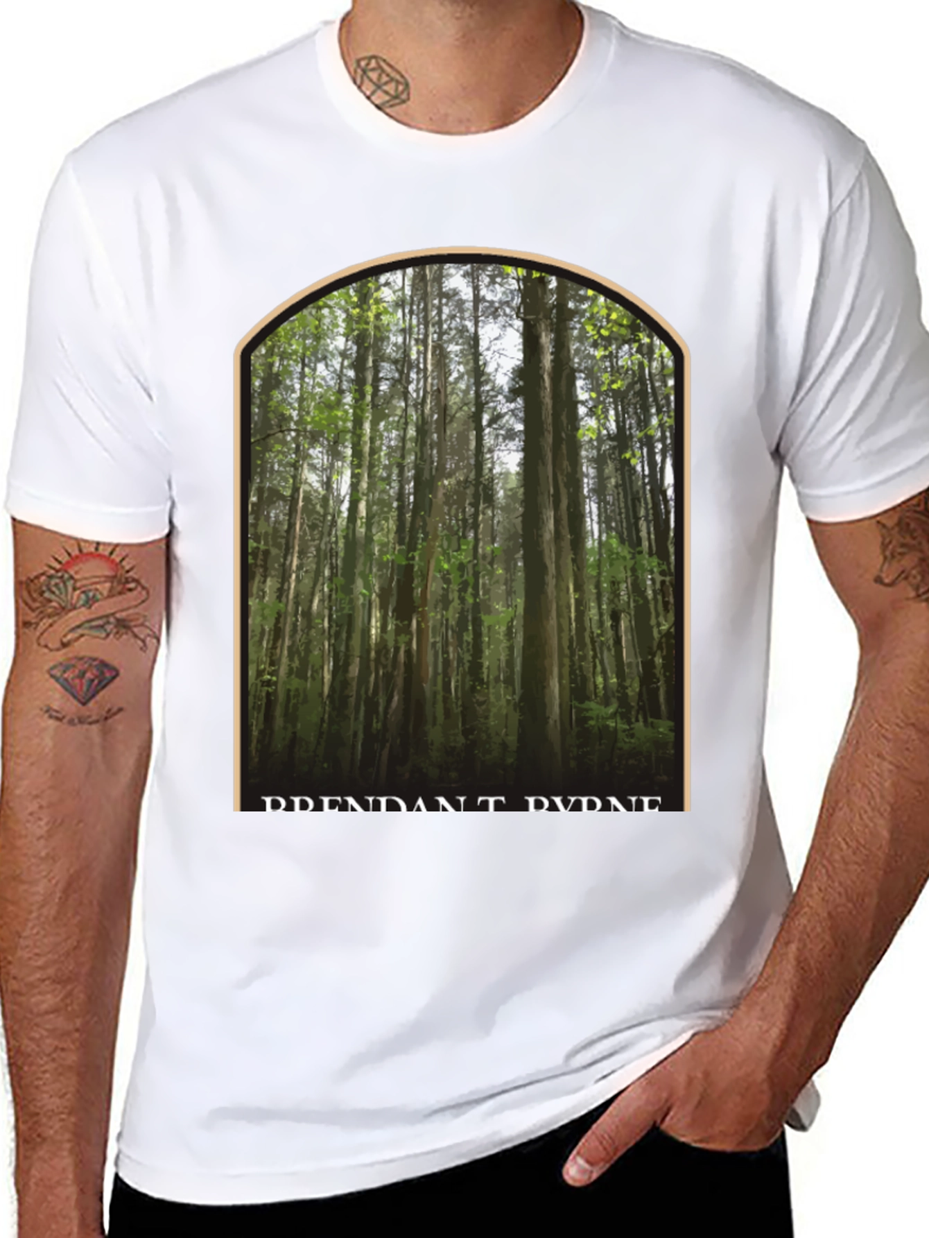 Forest Graphic Print T-Shirt