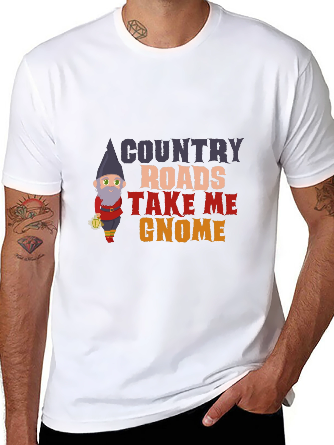 Country Roads Take Me Gnome T-Shirt
