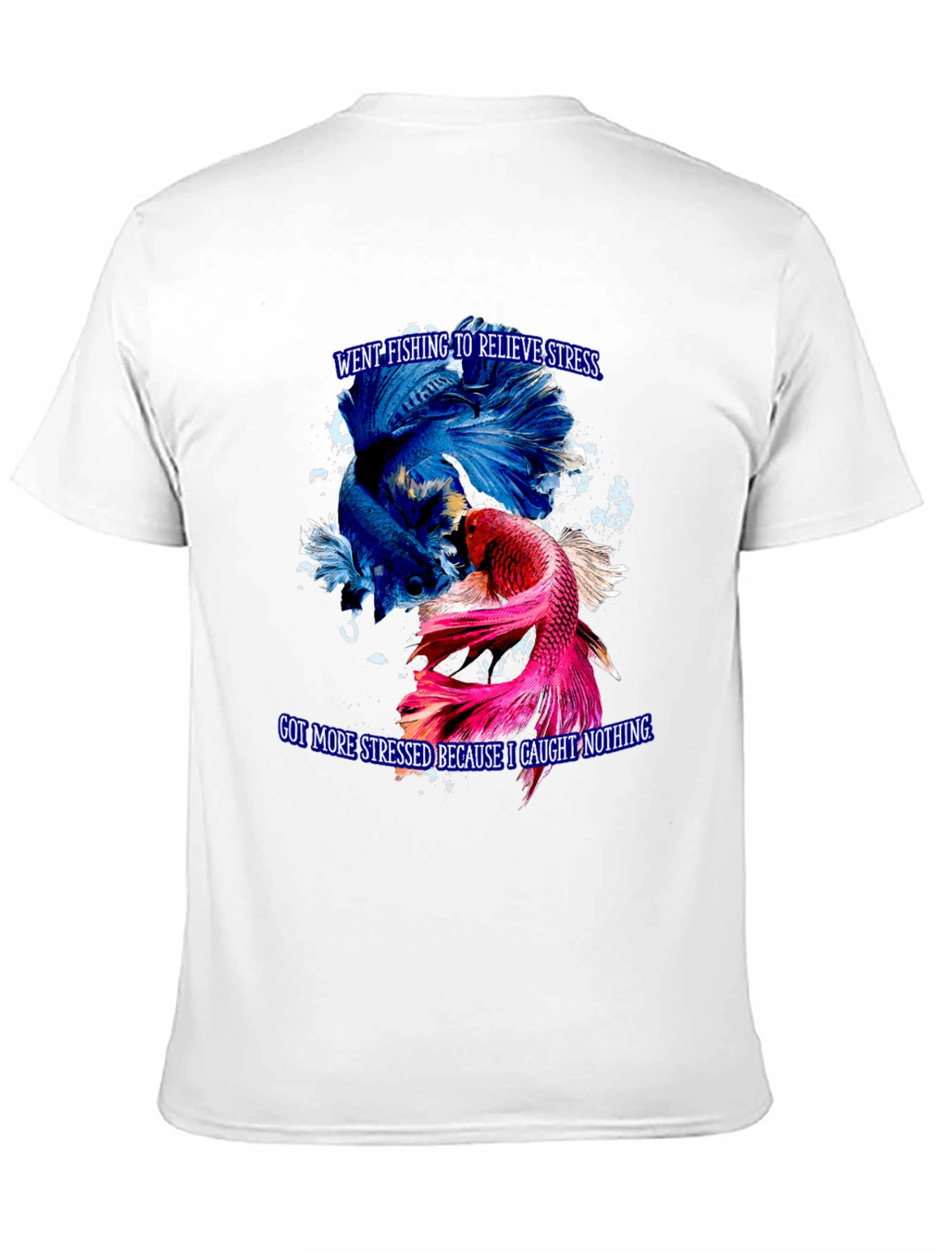 Fishing Stress Relief Graphic T-Shirt