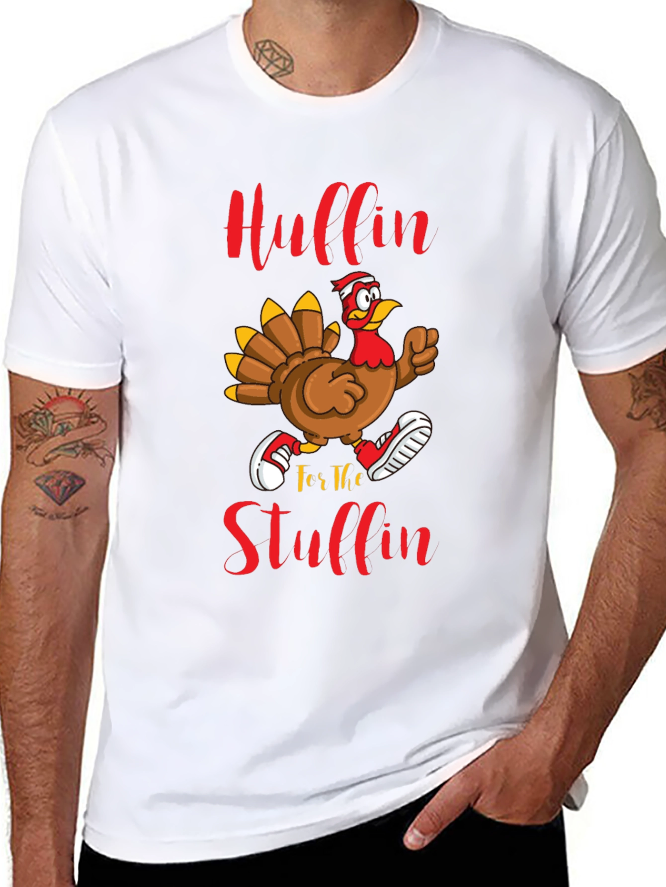 Hullin for Stuffin Thanksgiving Turkey Graphic Tee