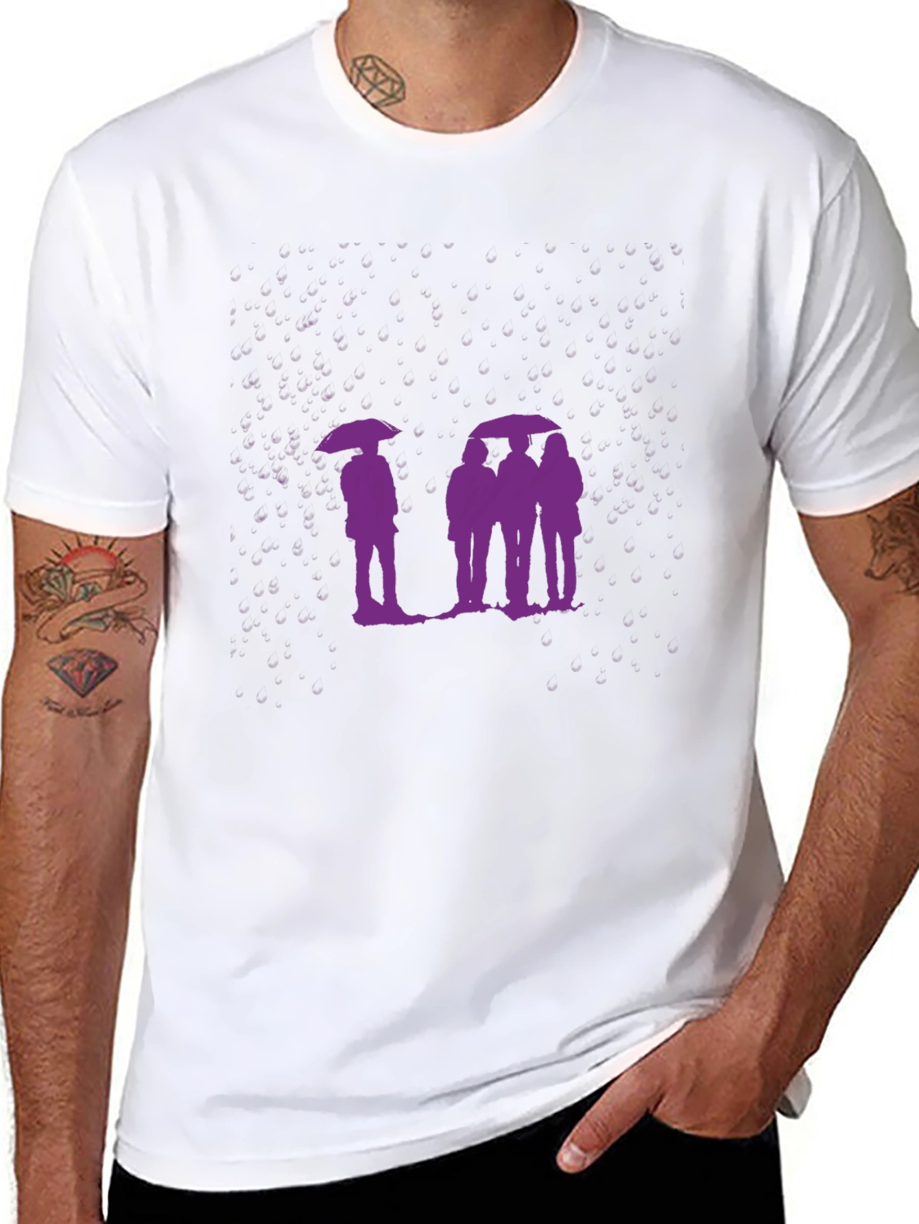 Silhouette Umbrella Graphic Tee