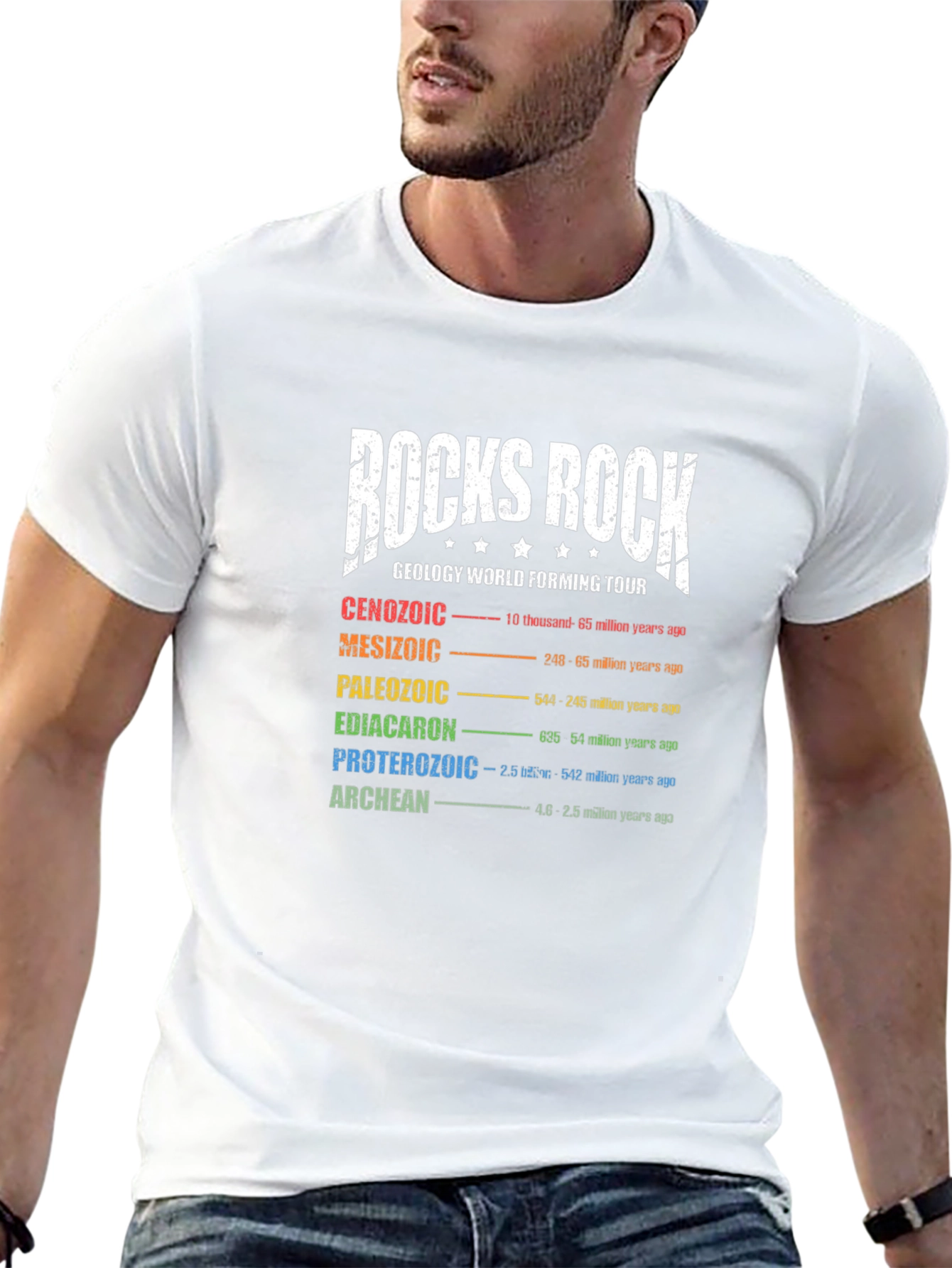 Rocks Rock Geology World Tour T-Shirt