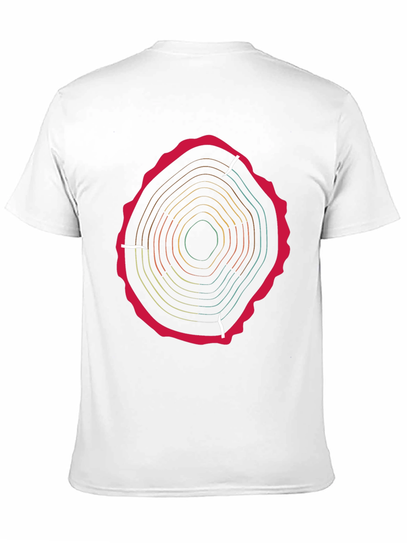 Tree Ring Graphic Tee - Earthy Style