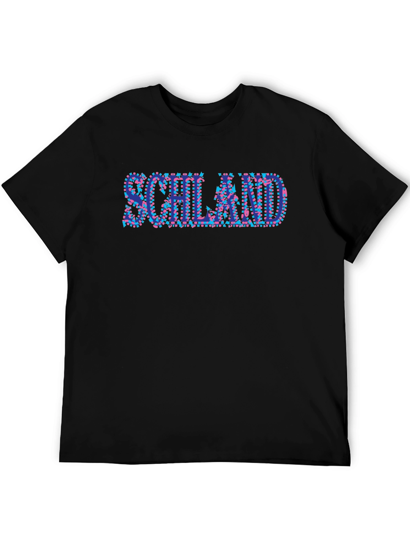 Schland Graphic Print Black T-Shirt