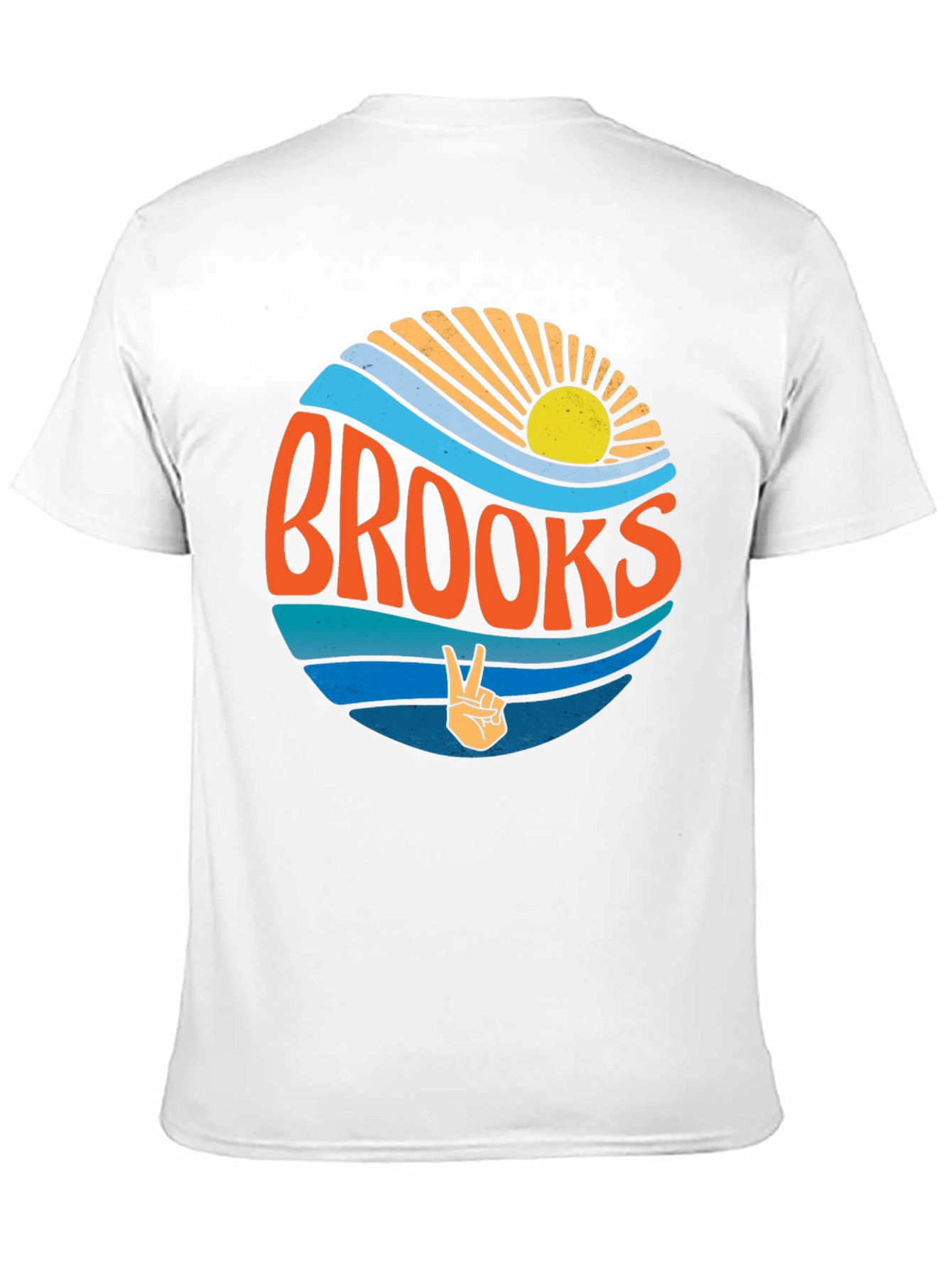 Brooks Retro Circle T-Shirt - Peace & Sunshine