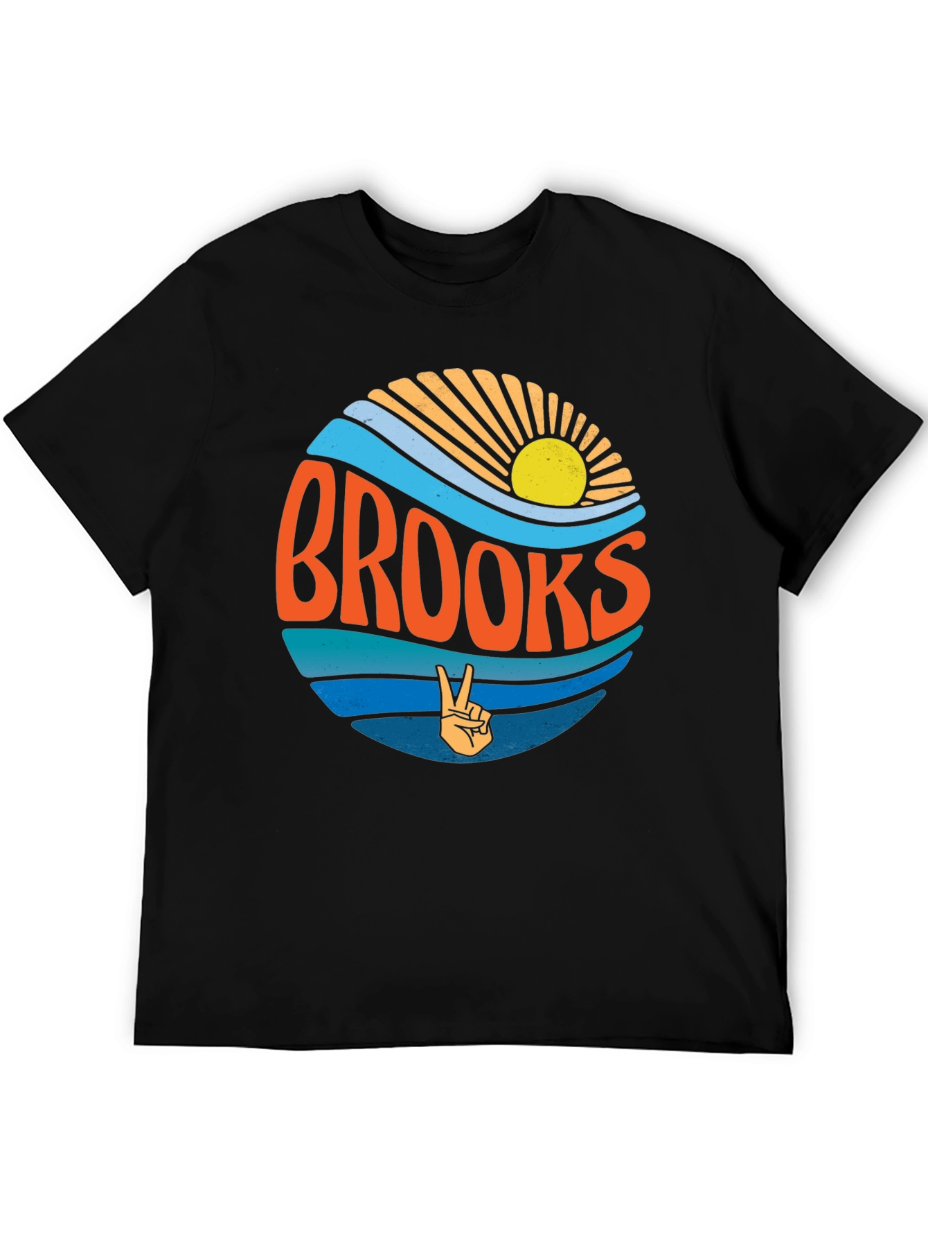 Brooks Retro Circle T-Shirt - Peace & Sunshine