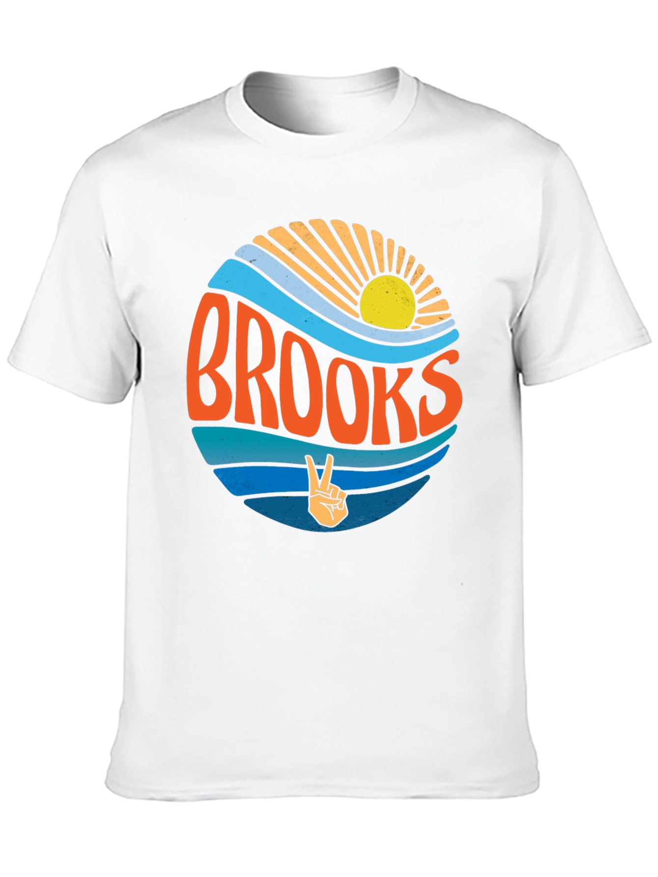Brooks Retro Circle T-Shirt - Peace & Sunshine