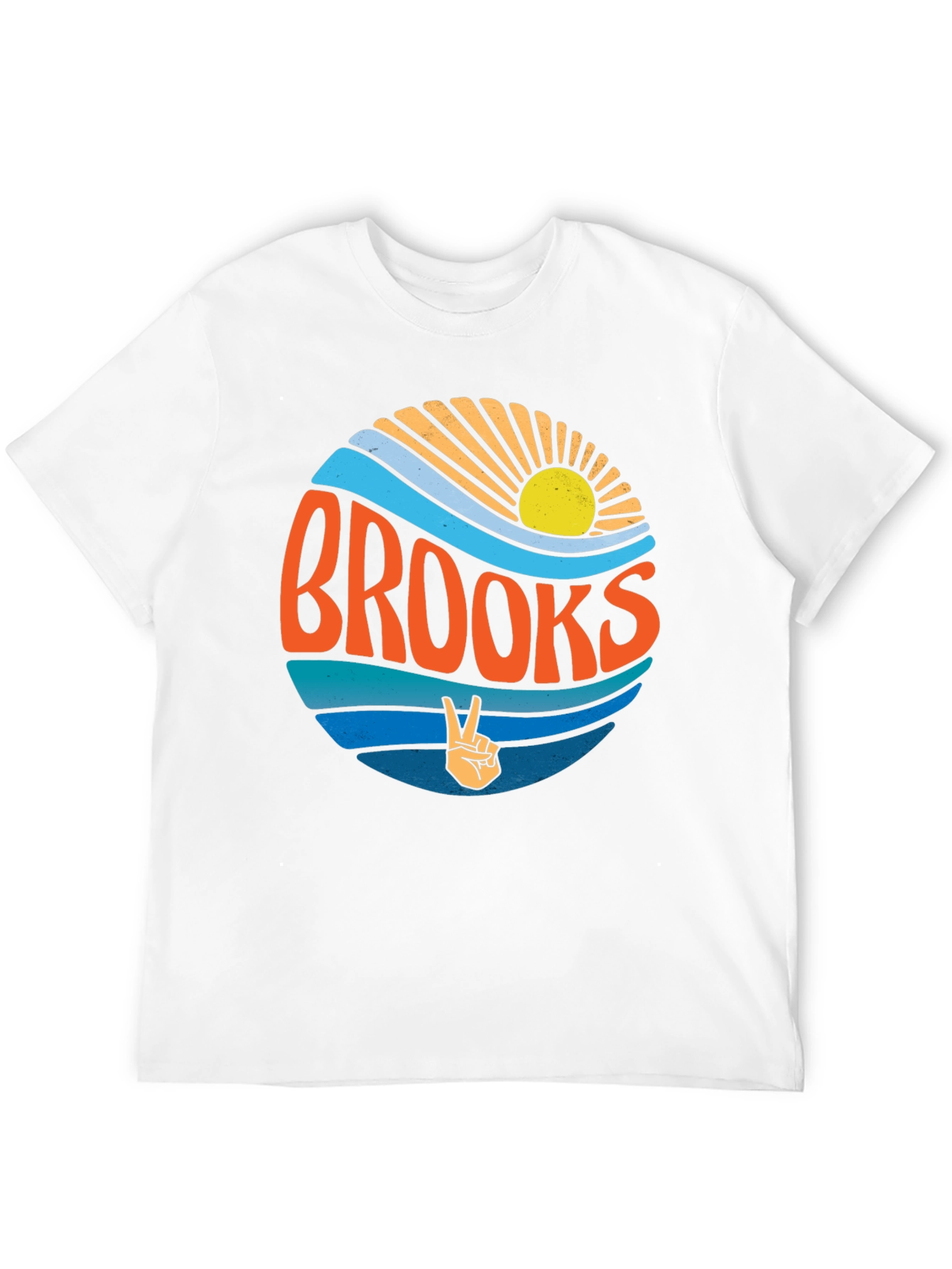 Brooks Retro Circle T-Shirt - Peace & Sunshine
