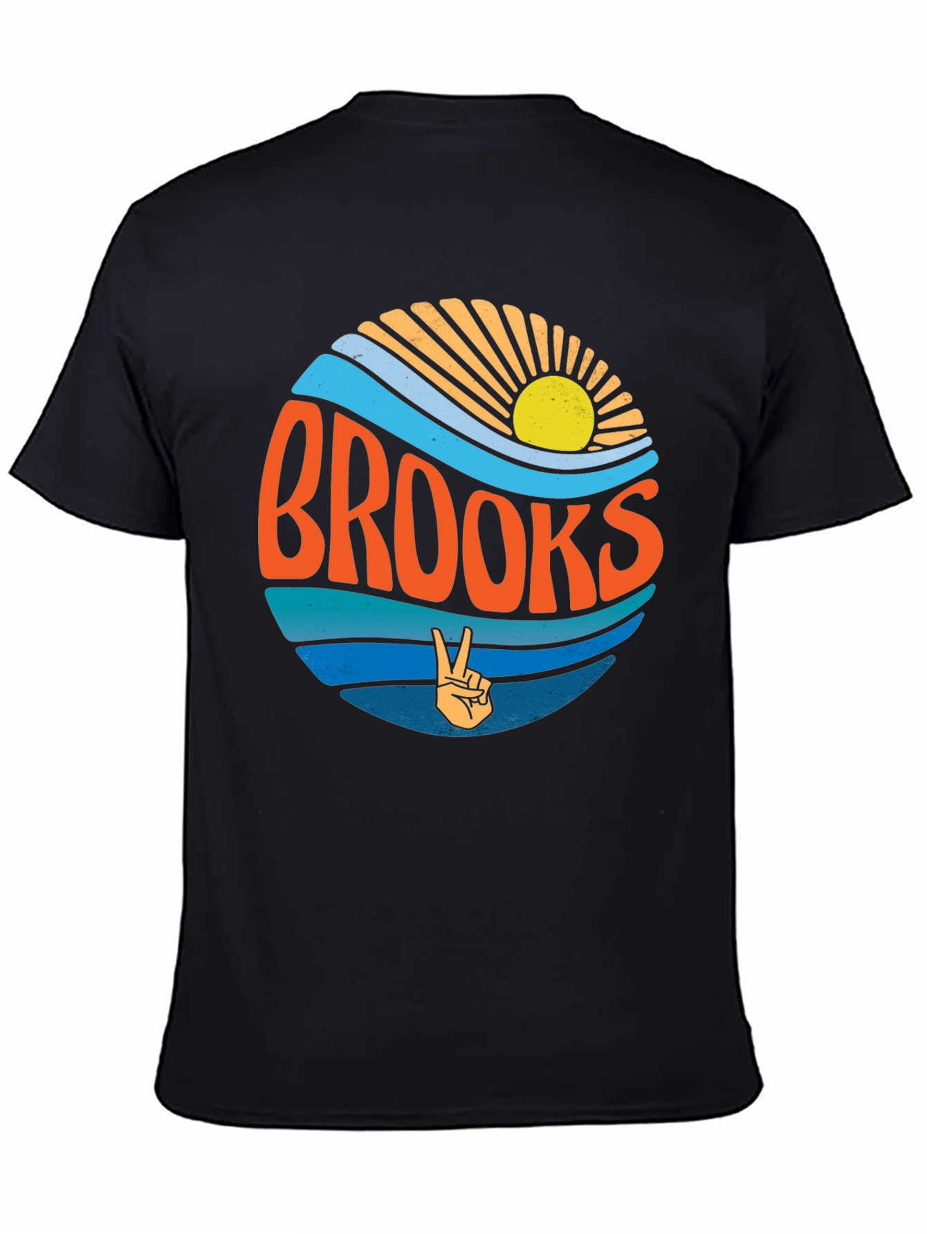 Brooks Retro Circle T-Shirt - Peace & Sunshine
