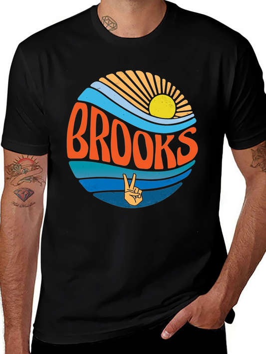Brooks Retro Circle T-Shirt - Peace & Sunshine