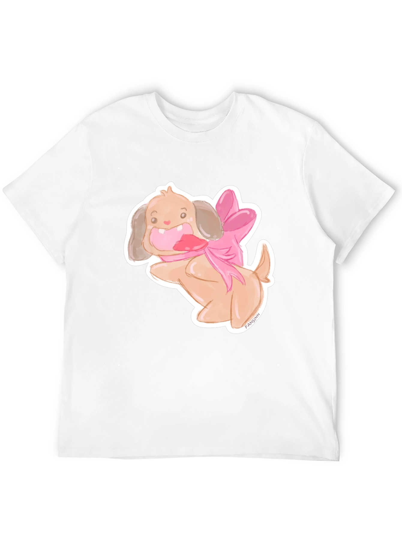 Dog with Bow T-Shirt