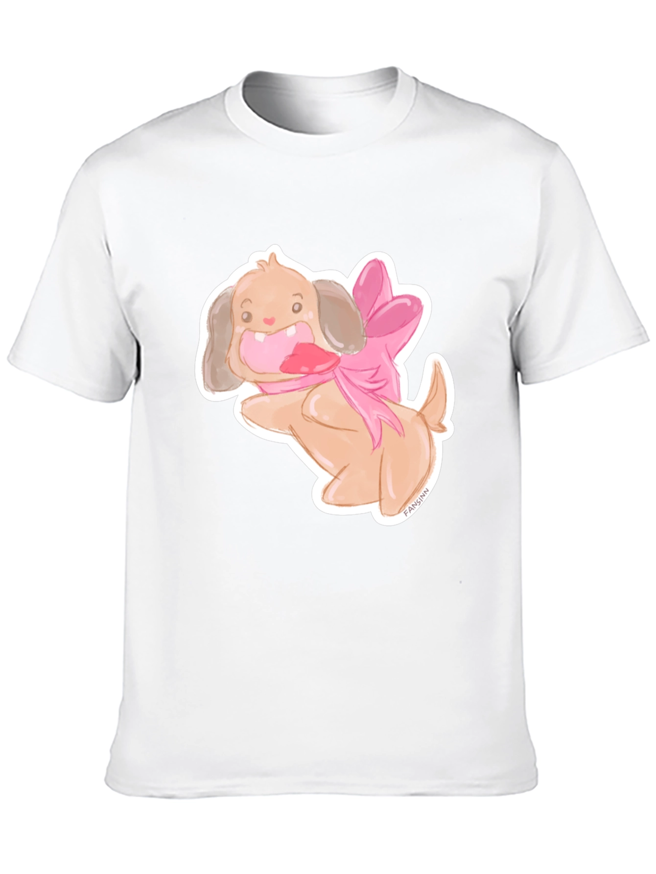Dog with Bow T-Shirt