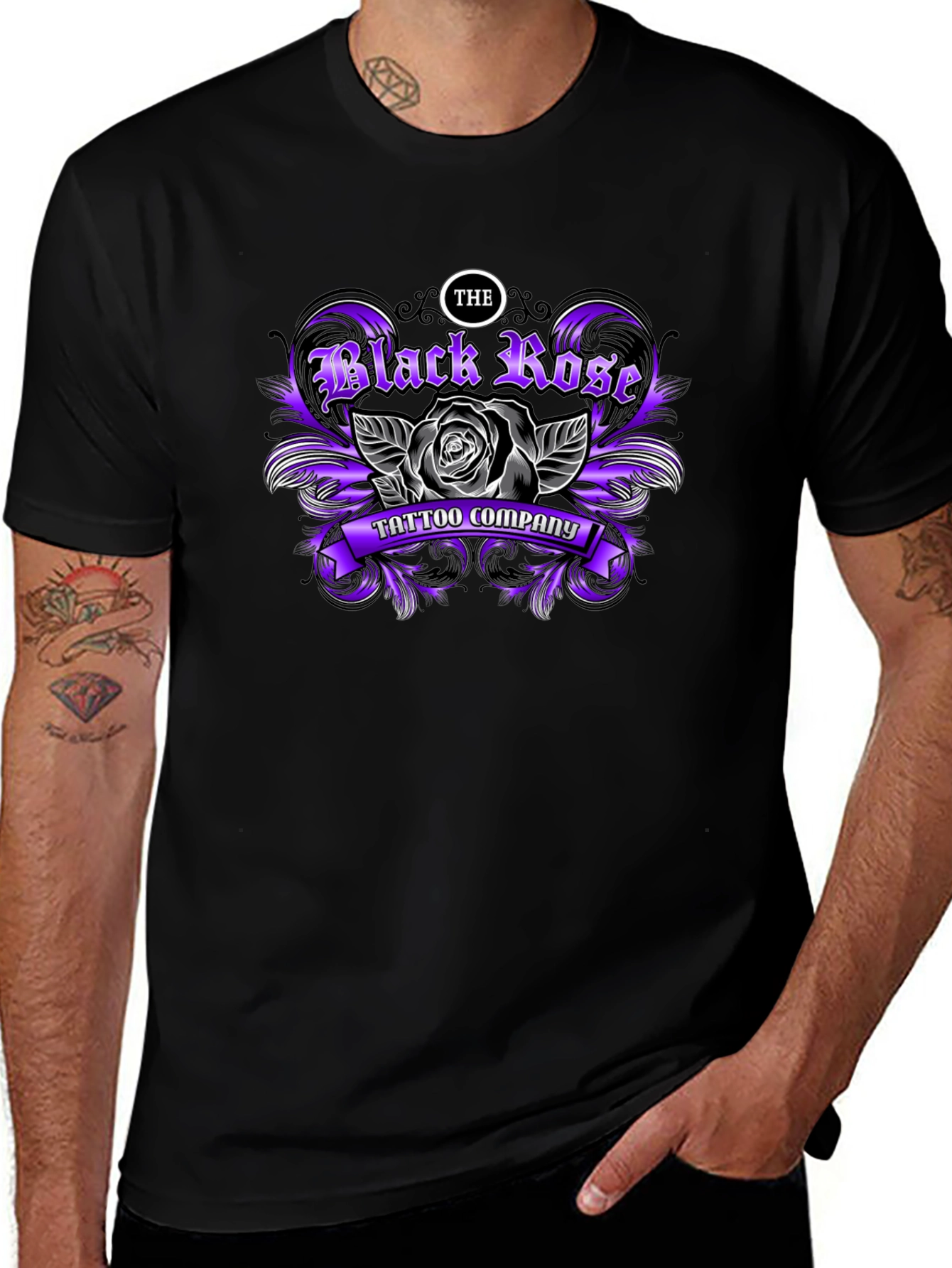 The Black Rose Tattoo Company T-Shirt