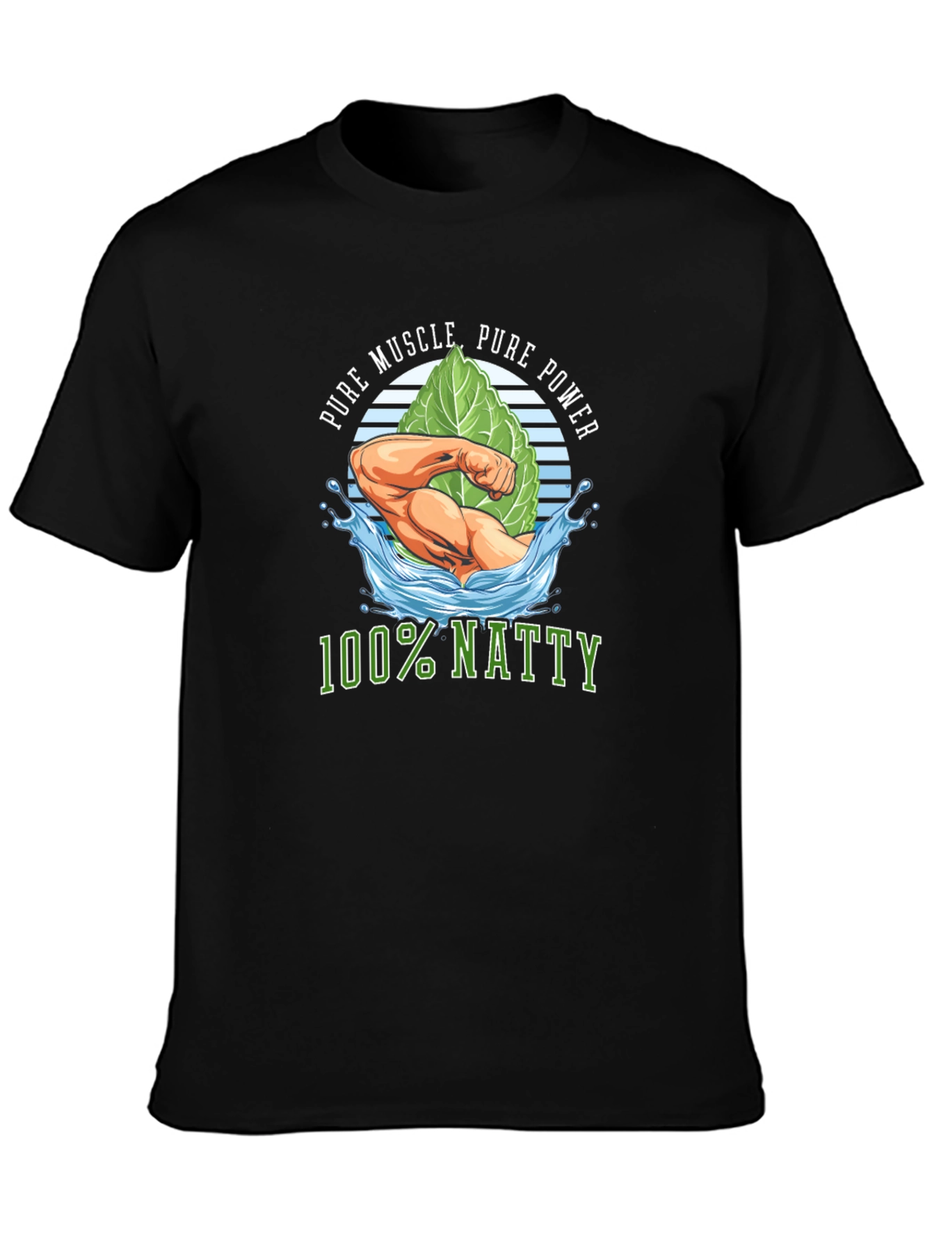 Pure Muscle Power Natty T-Shirt - Black
